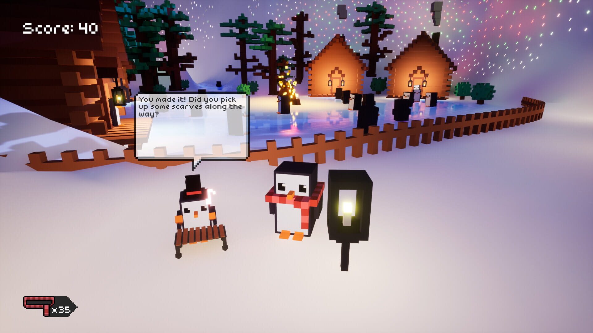 Christmas Luge - Screenshot