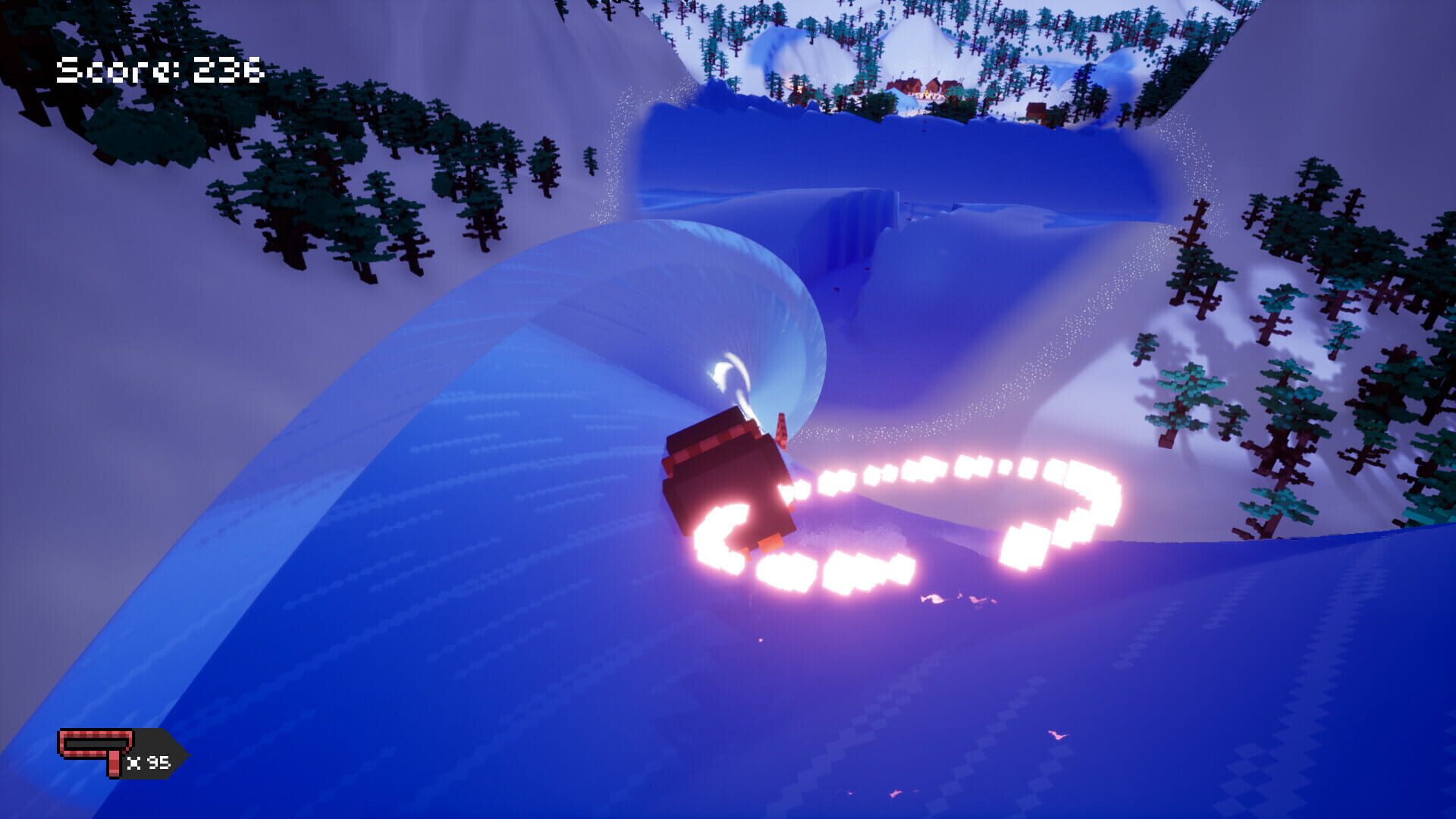 Christmas Luge - Screenshot