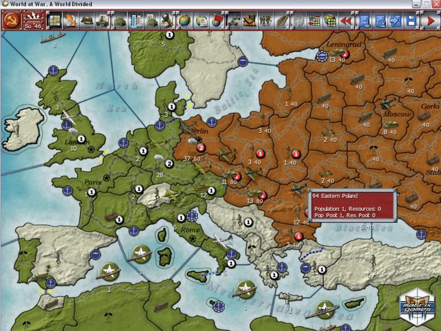 Gary Grigsby's World at War: A World Divided screenshot