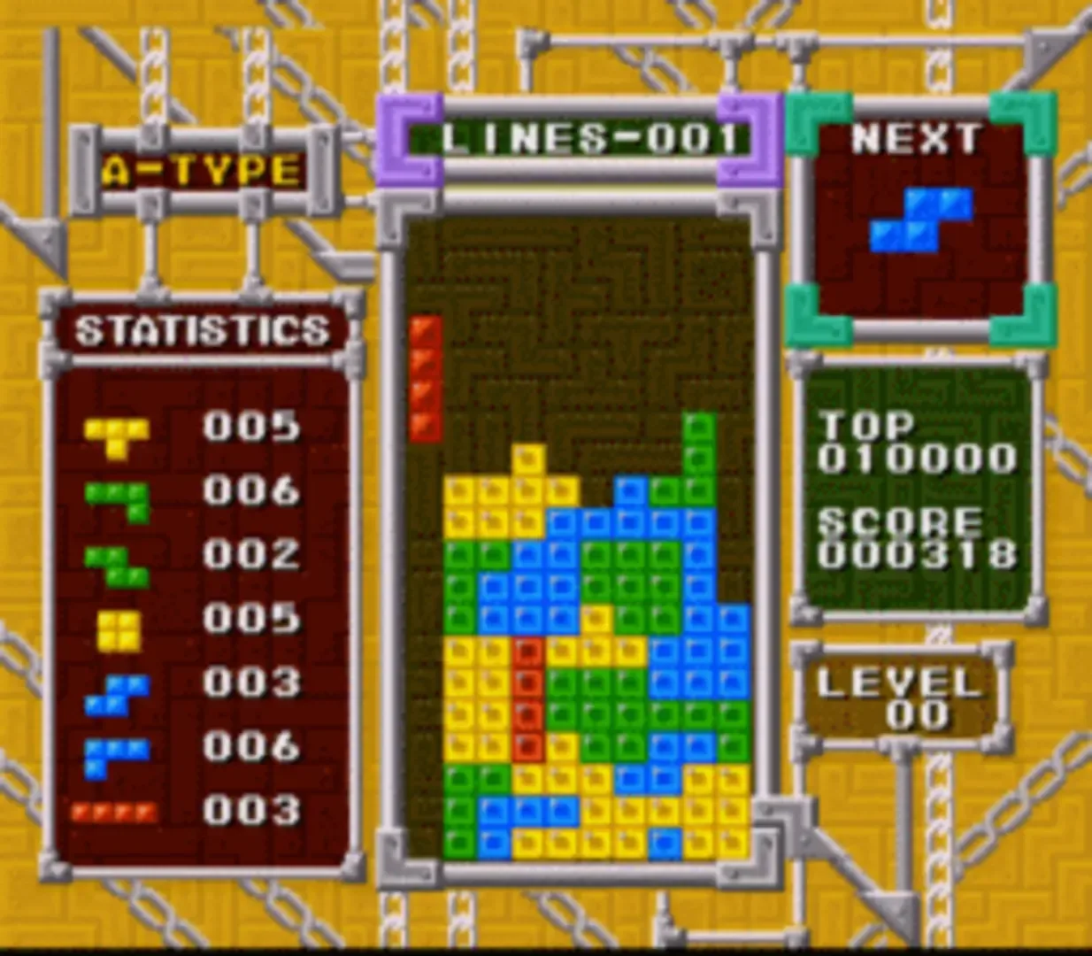 Captura de pantalla - Tetris