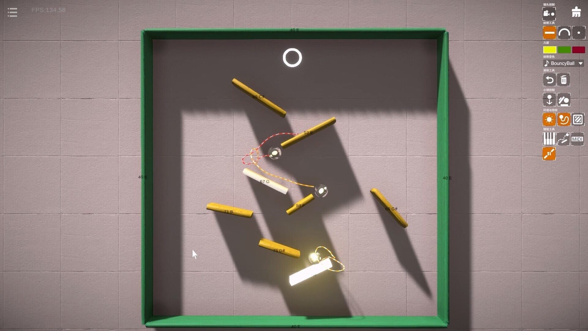 Bouncing Music - Screenshot