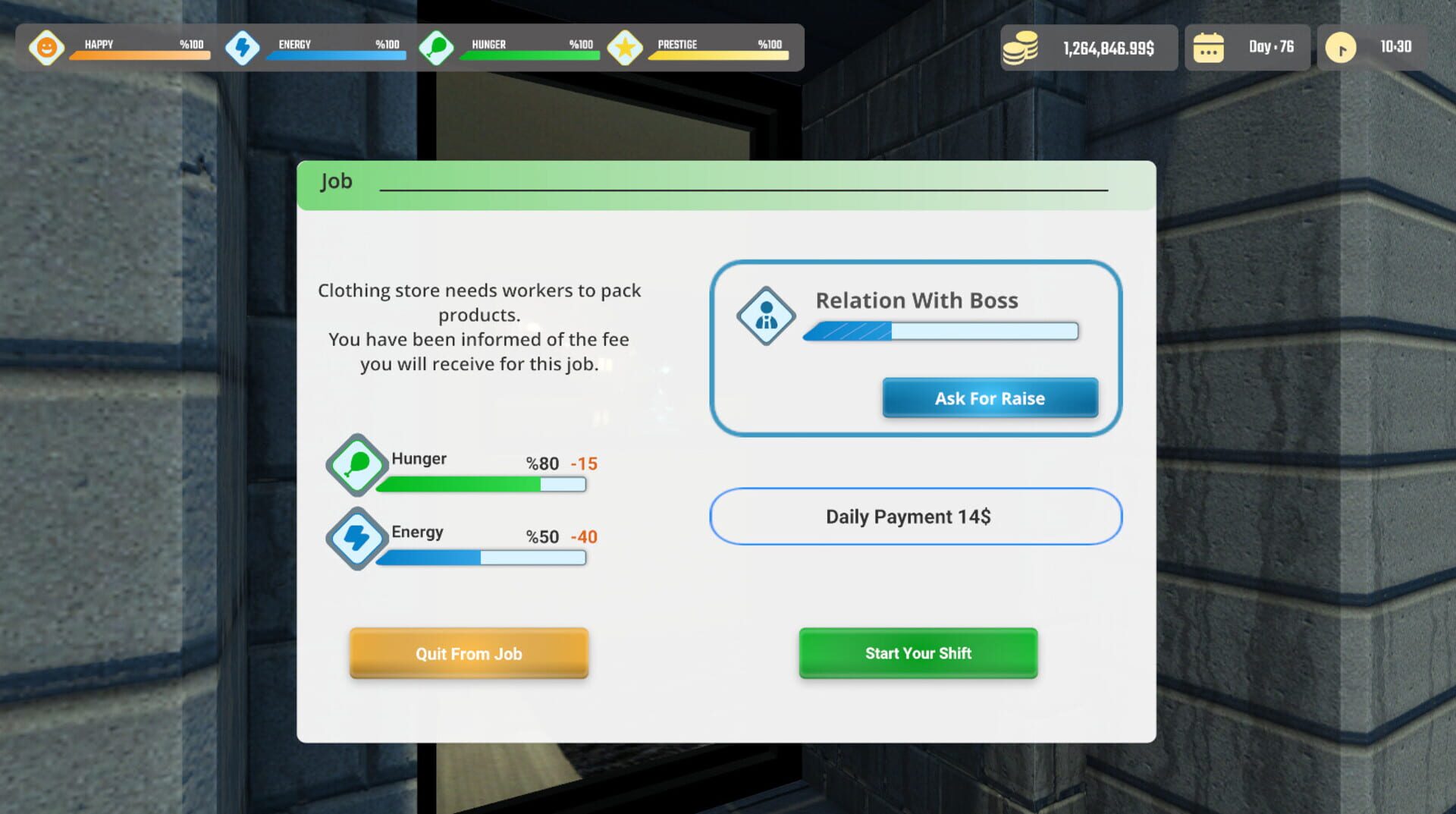 Uplife - Screenshot
