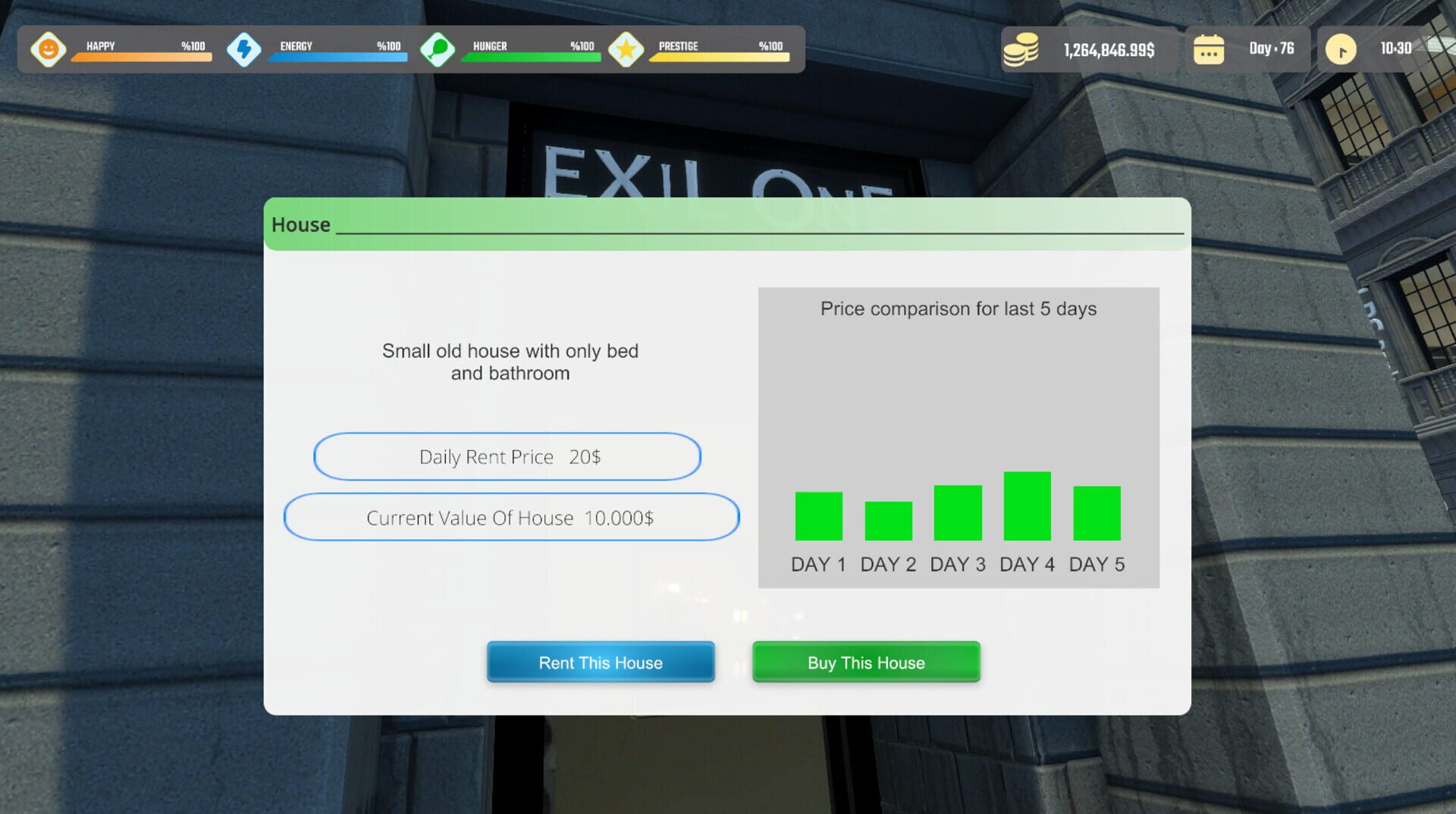 Uplife - Screenshot