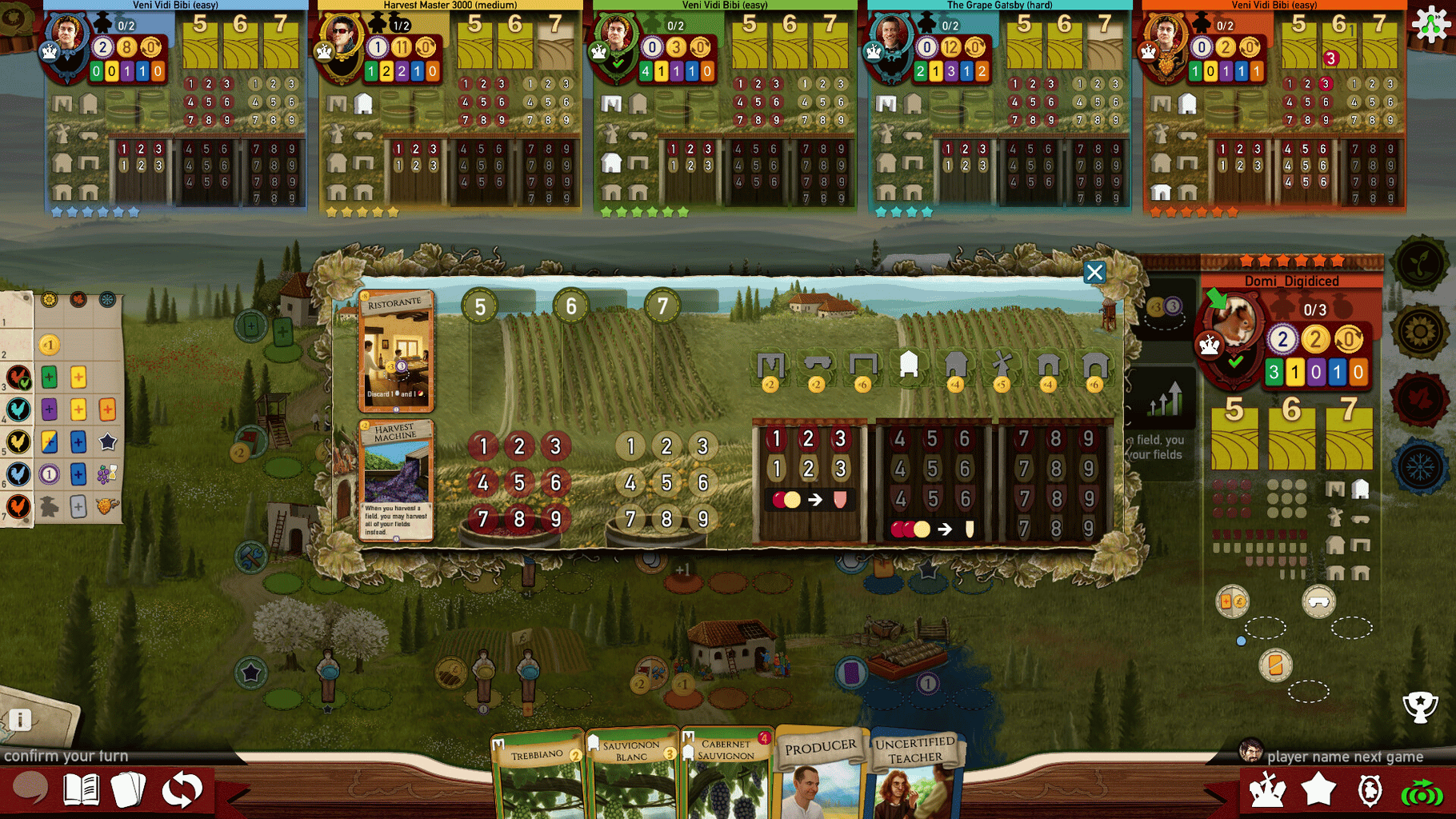 Viticulture: Essential Edition - Tuscany Expansion screenshot