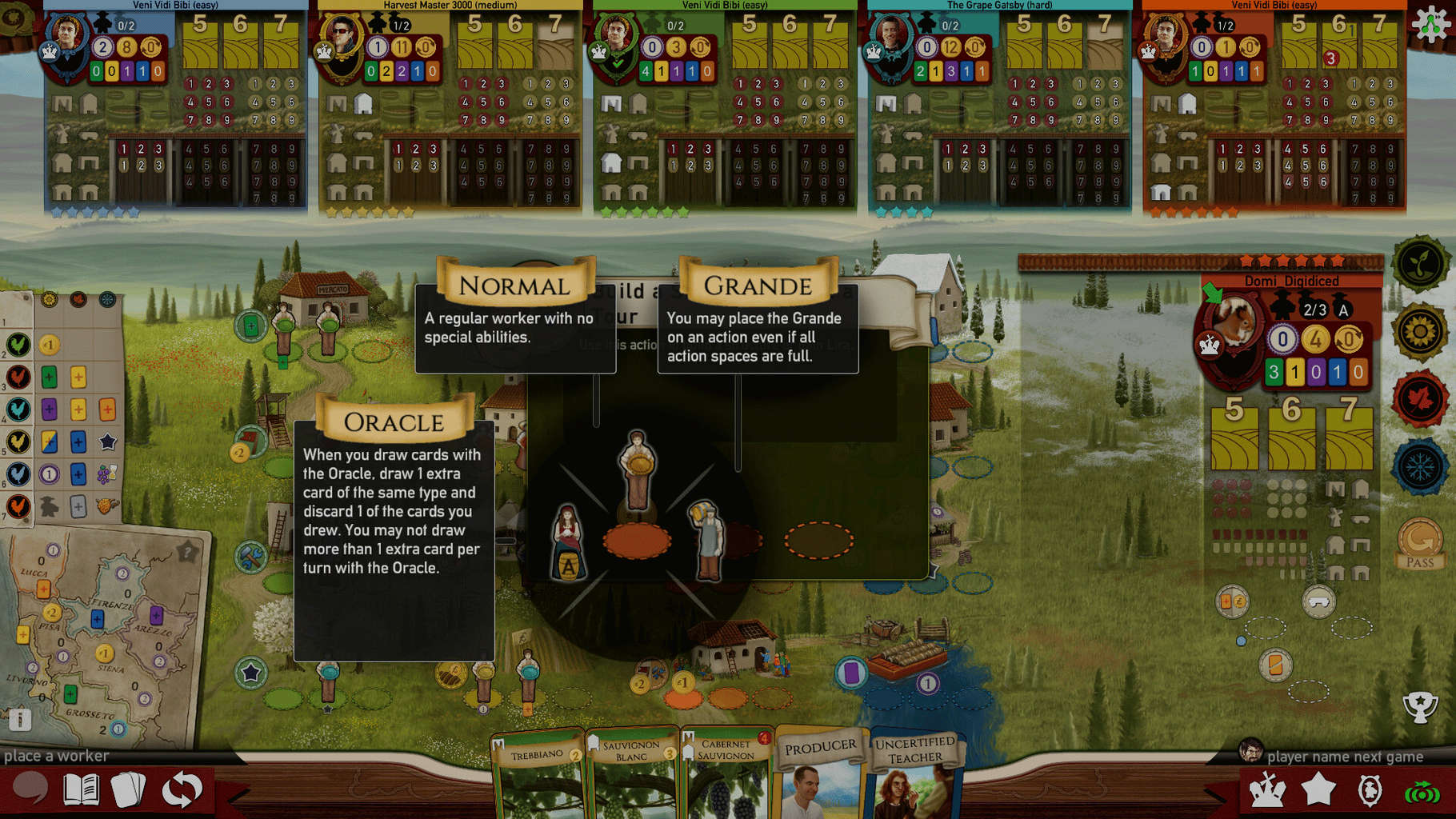 Viticulture: Essential Edition - Tuscany Expansion screenshot