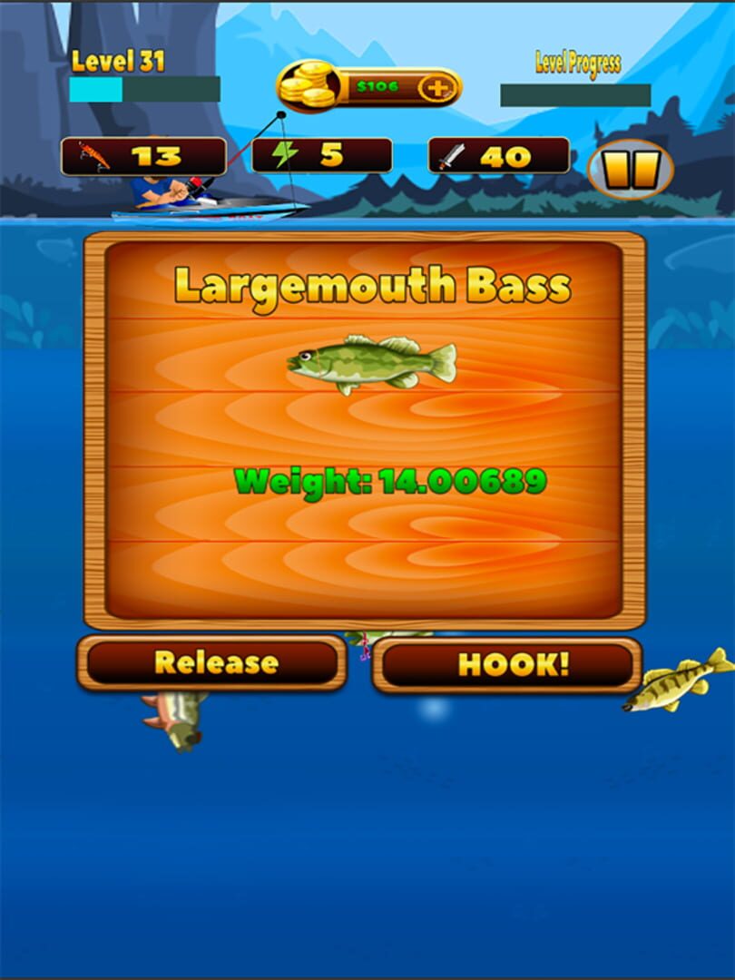 Deep Lake Reel Fishing - Screenshot