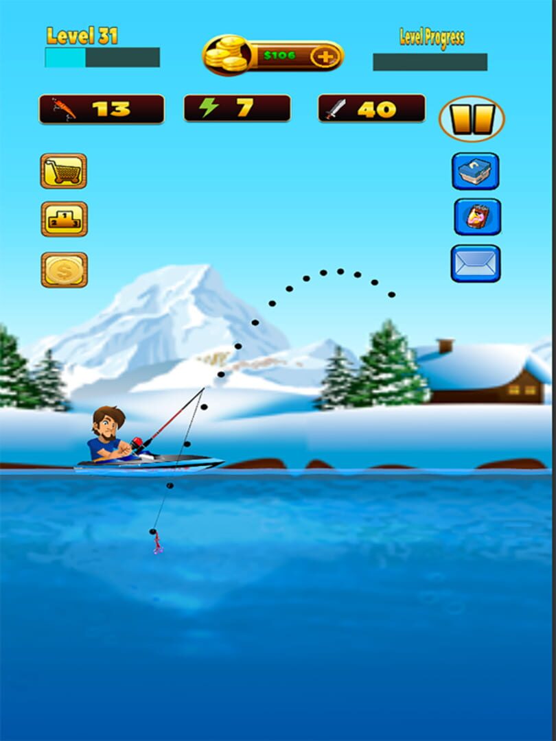 Deep Lake Reel Fishing - Screenshot