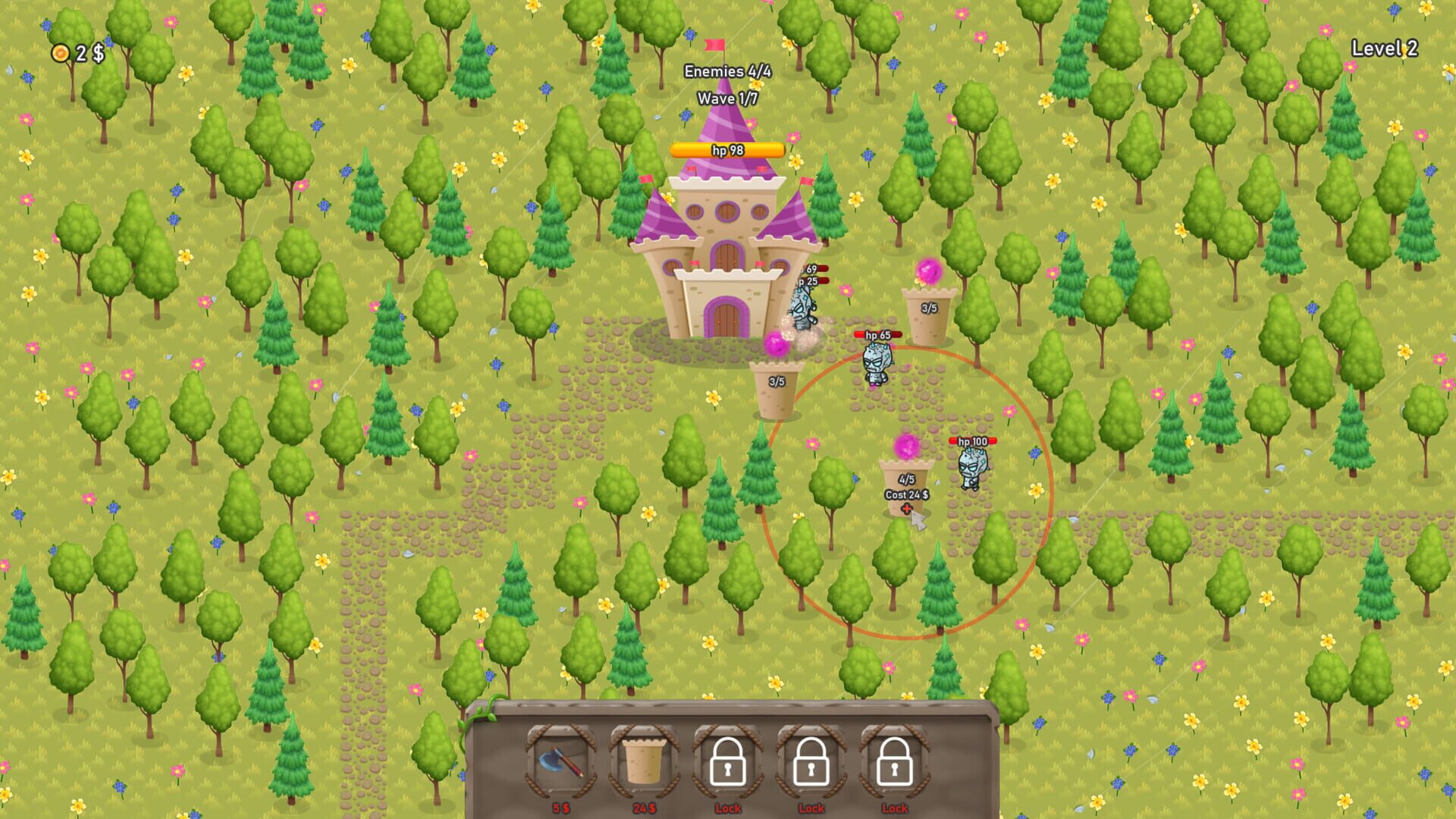 Forest towers - Screenshot