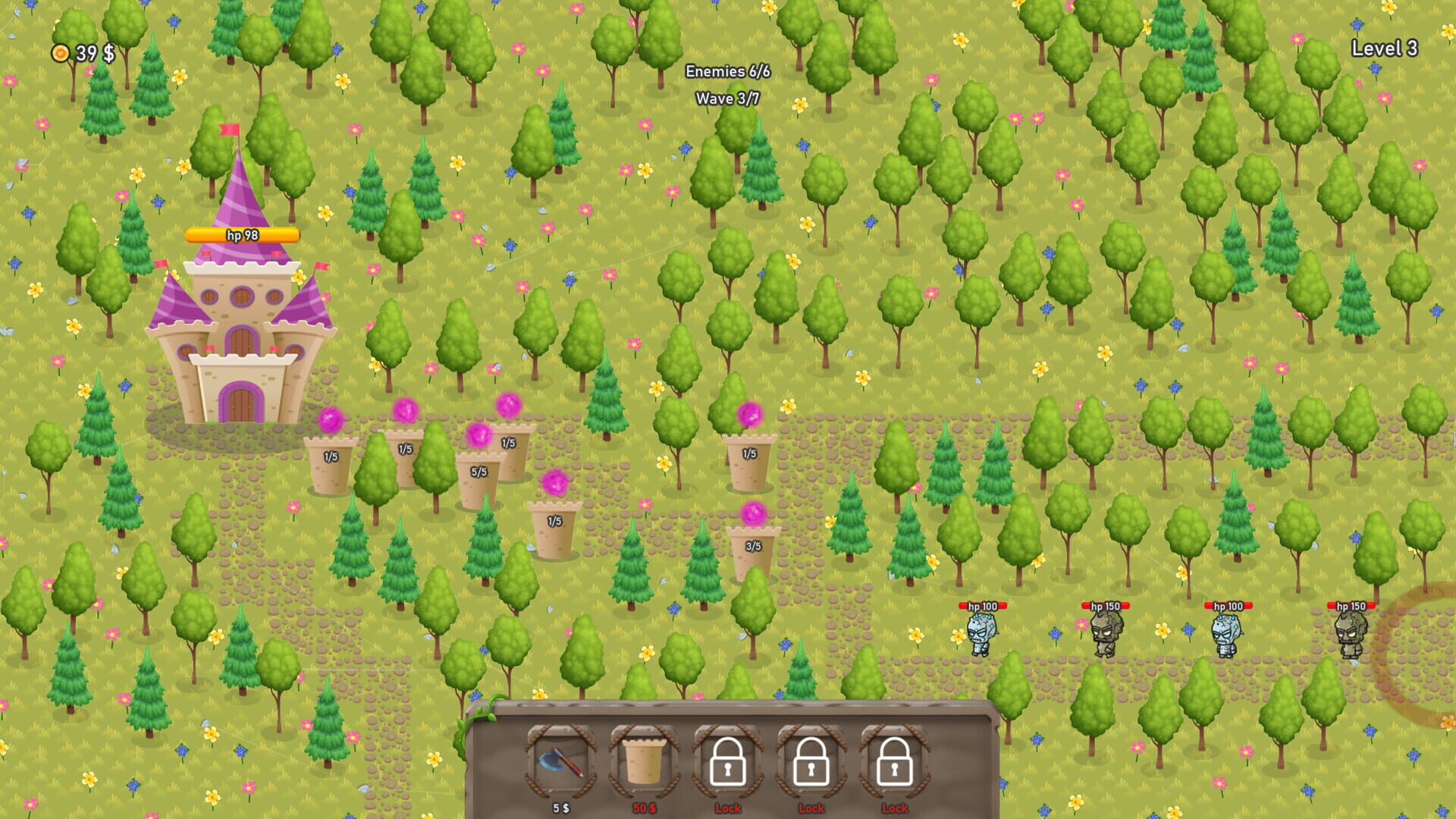Forest towers - Screenshot
