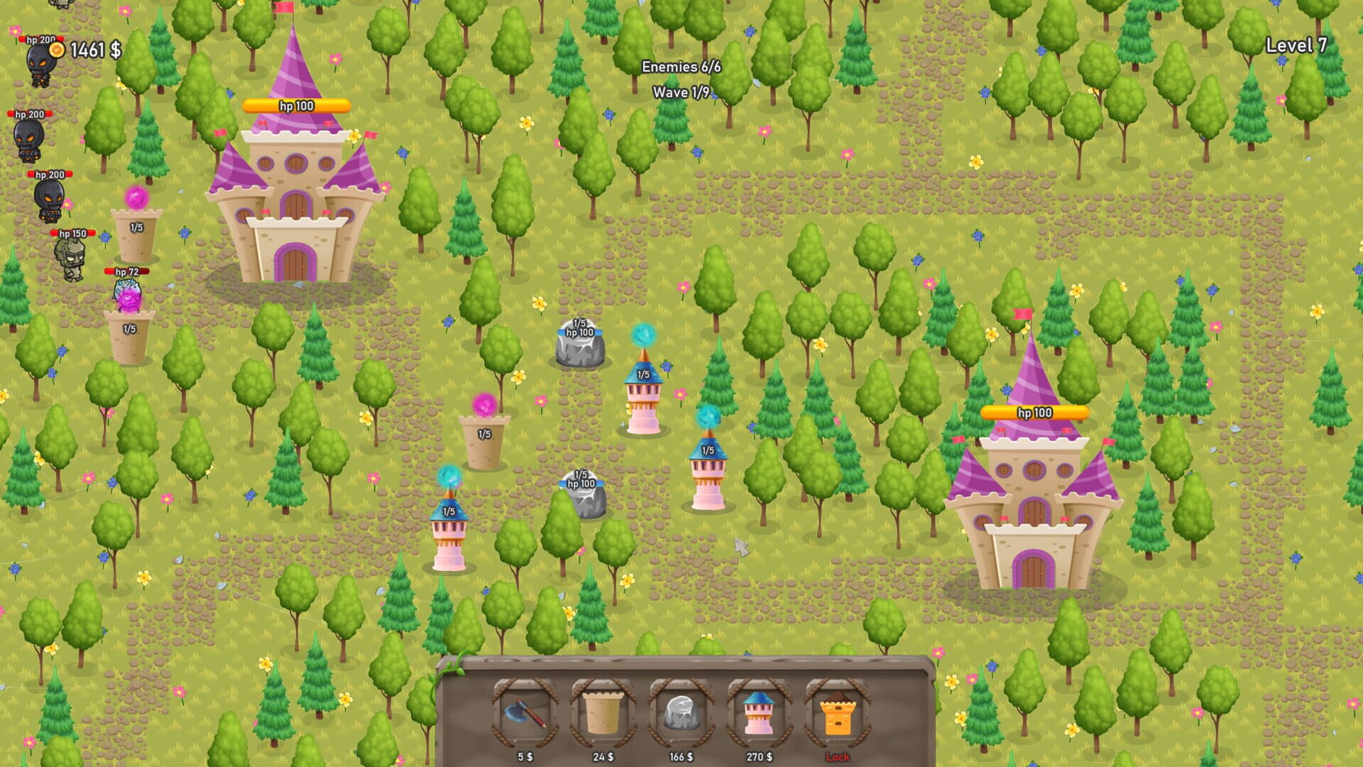Forest towers - Screenshot