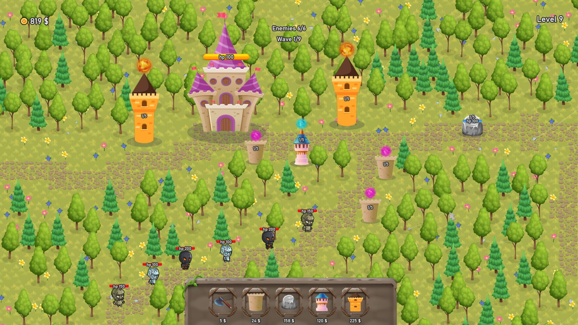 Forest towers - Screenshot
