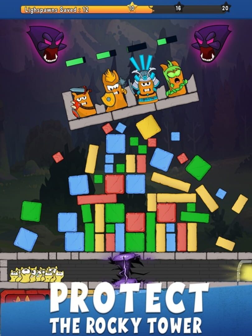 Rocky Towers: Puzzle Defense - Screenshot