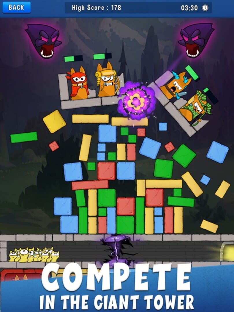 Rocky Towers: Puzzle Defense - Screenshot