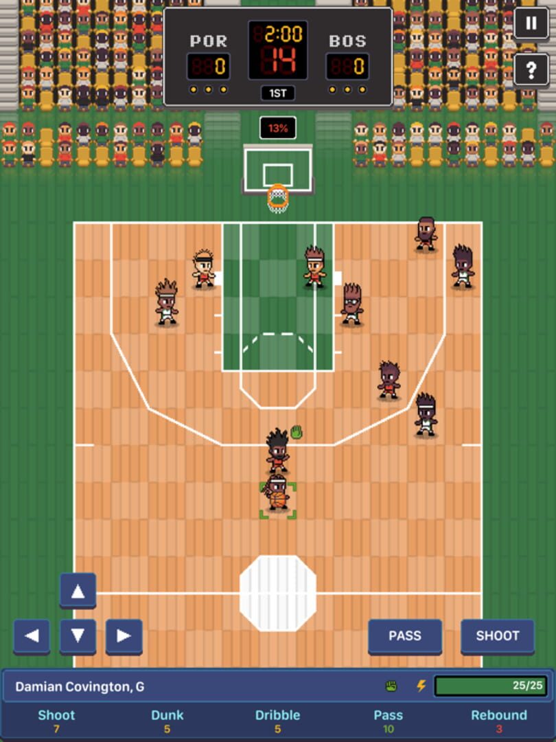 Hoop League Tactics - Screenshot