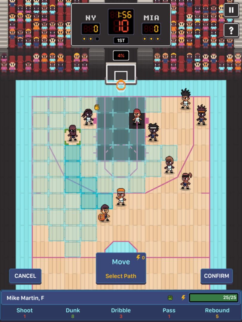 Hoop League Tactics - Screenshot
