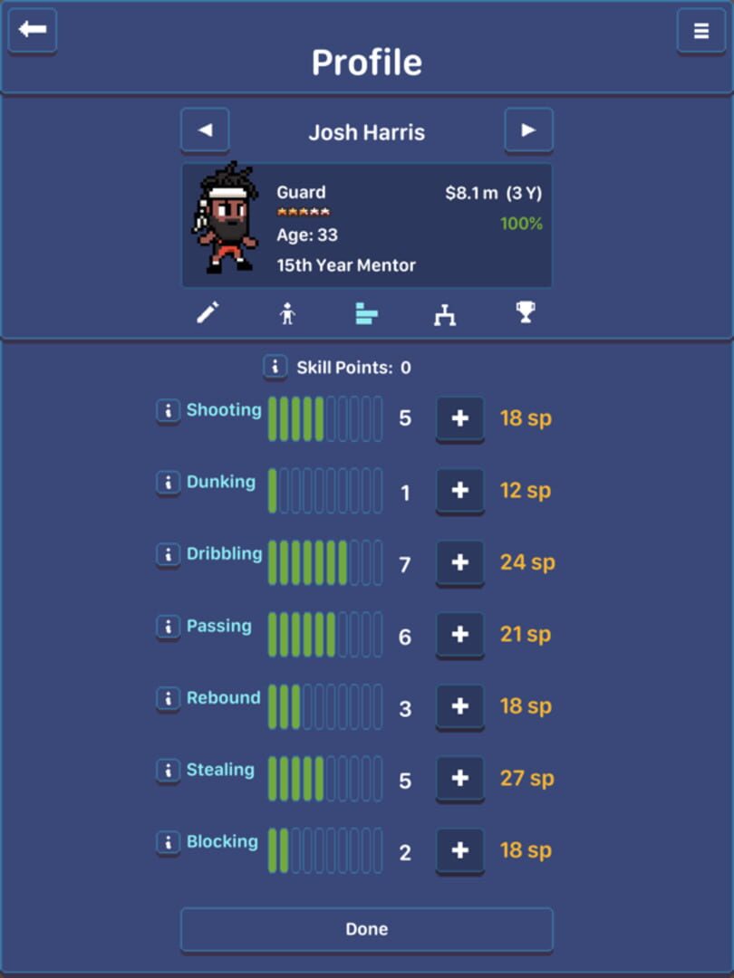 Hoop League Tactics - Screenshot