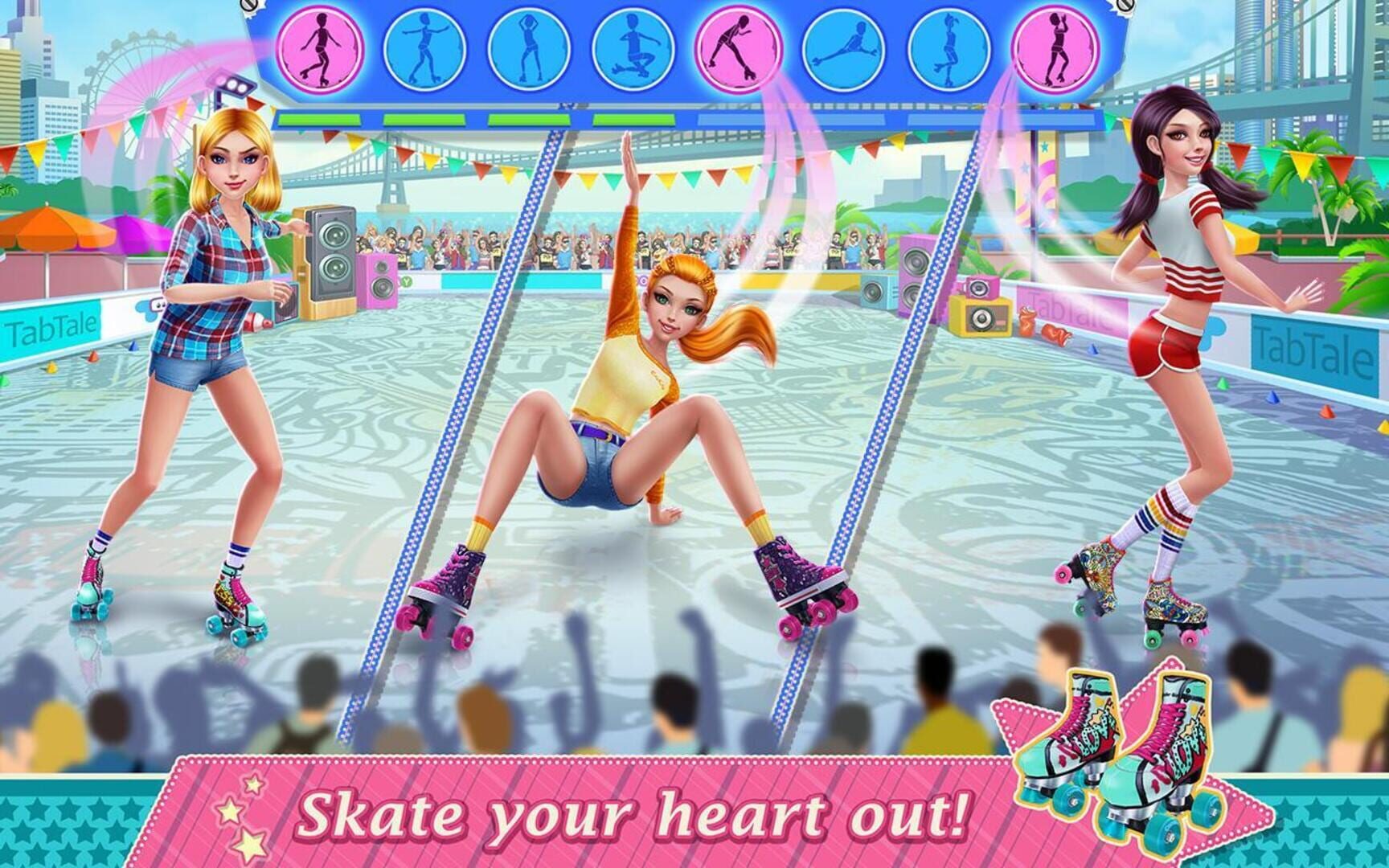 Roller Skating Girls - Screenshot