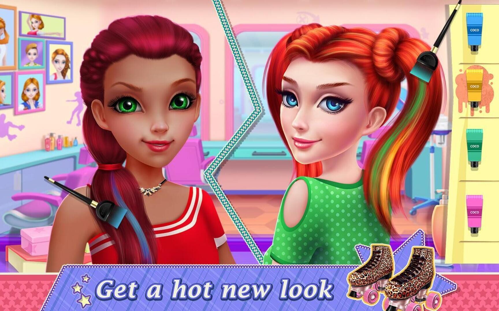 Roller Skating Girls - Screenshot
