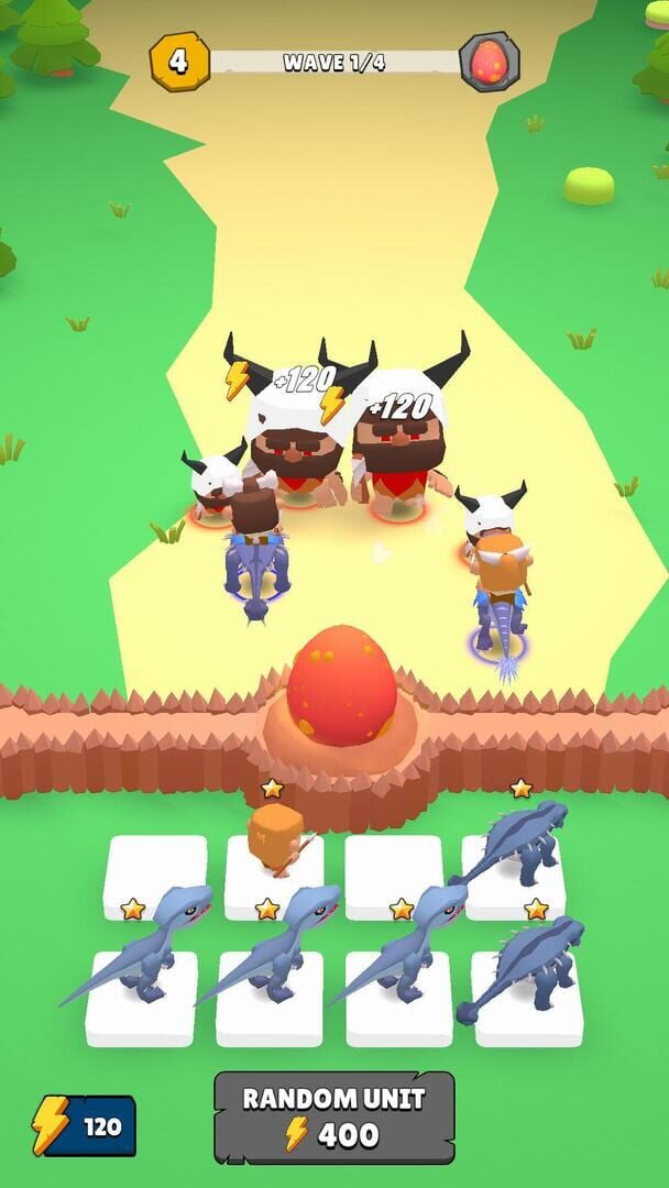 Dino Merge Wars - Screenshot
