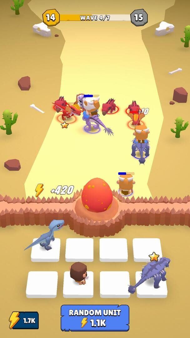 Dino Merge Wars - Screenshot