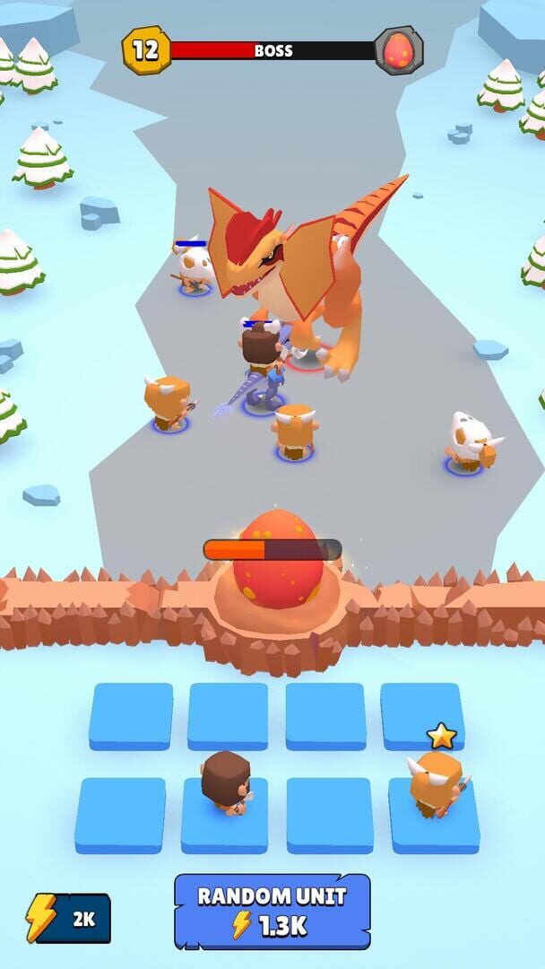 Dino Merge Wars - Screenshot
