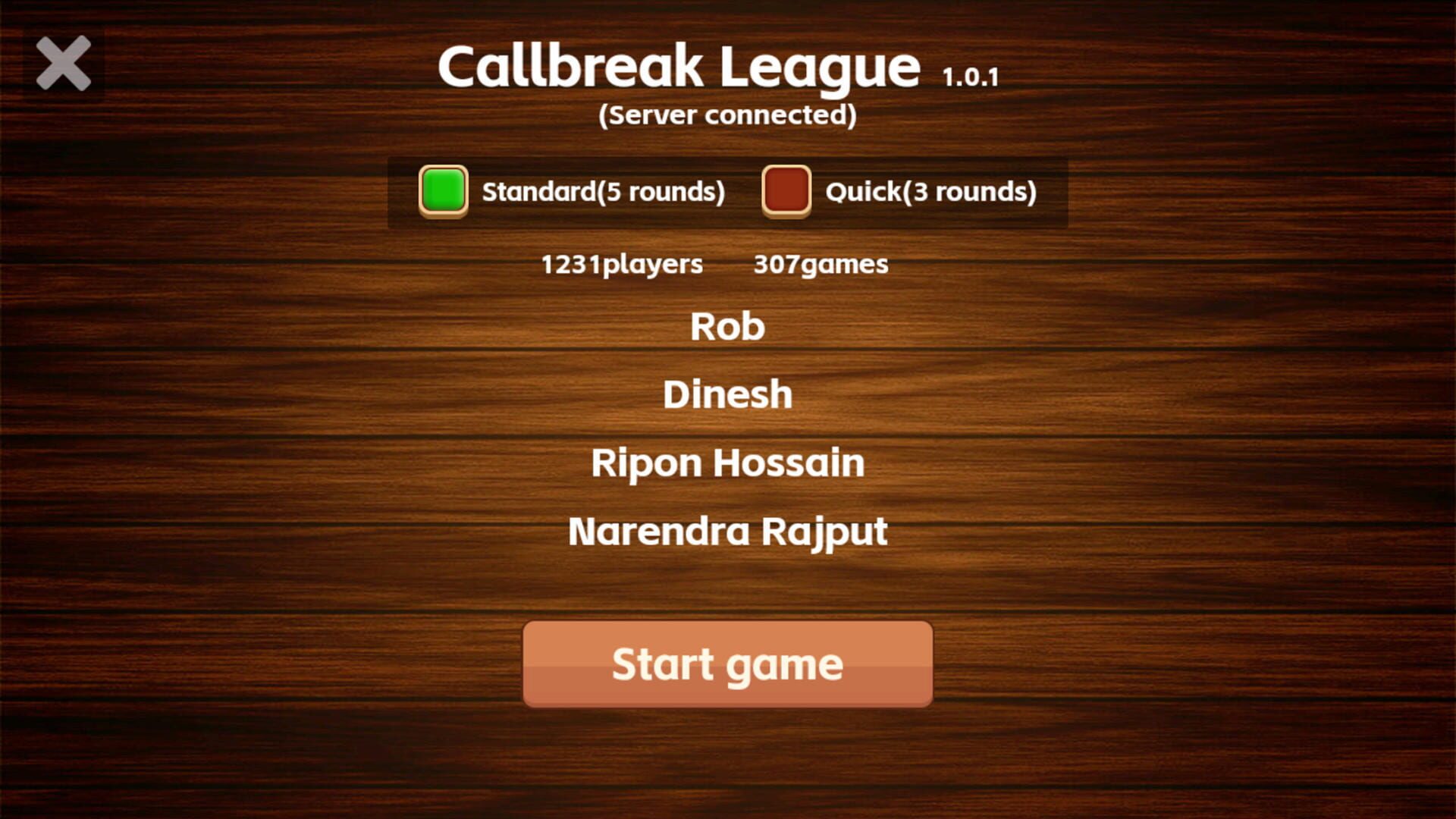Callbreak League - Screenshot