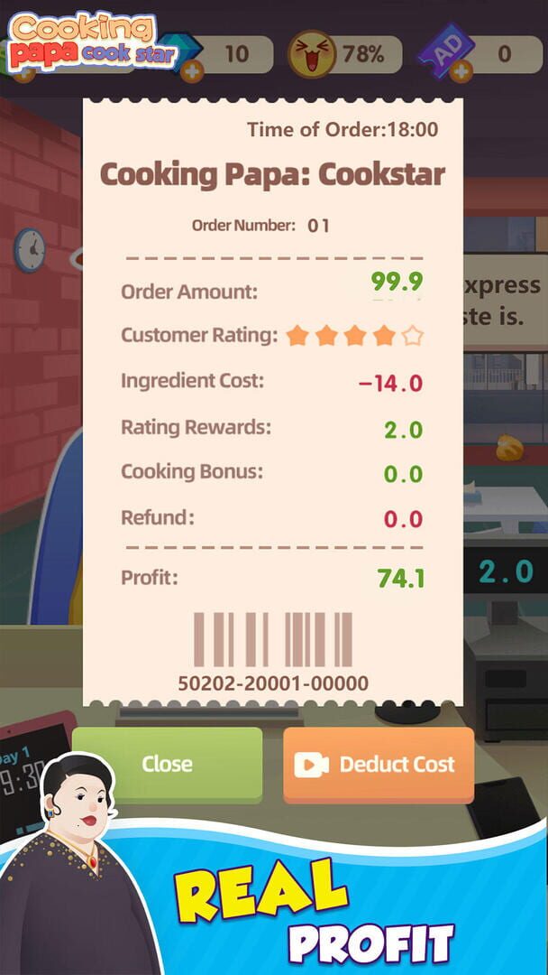 Cooking Papa: Cookstar - Screenshot