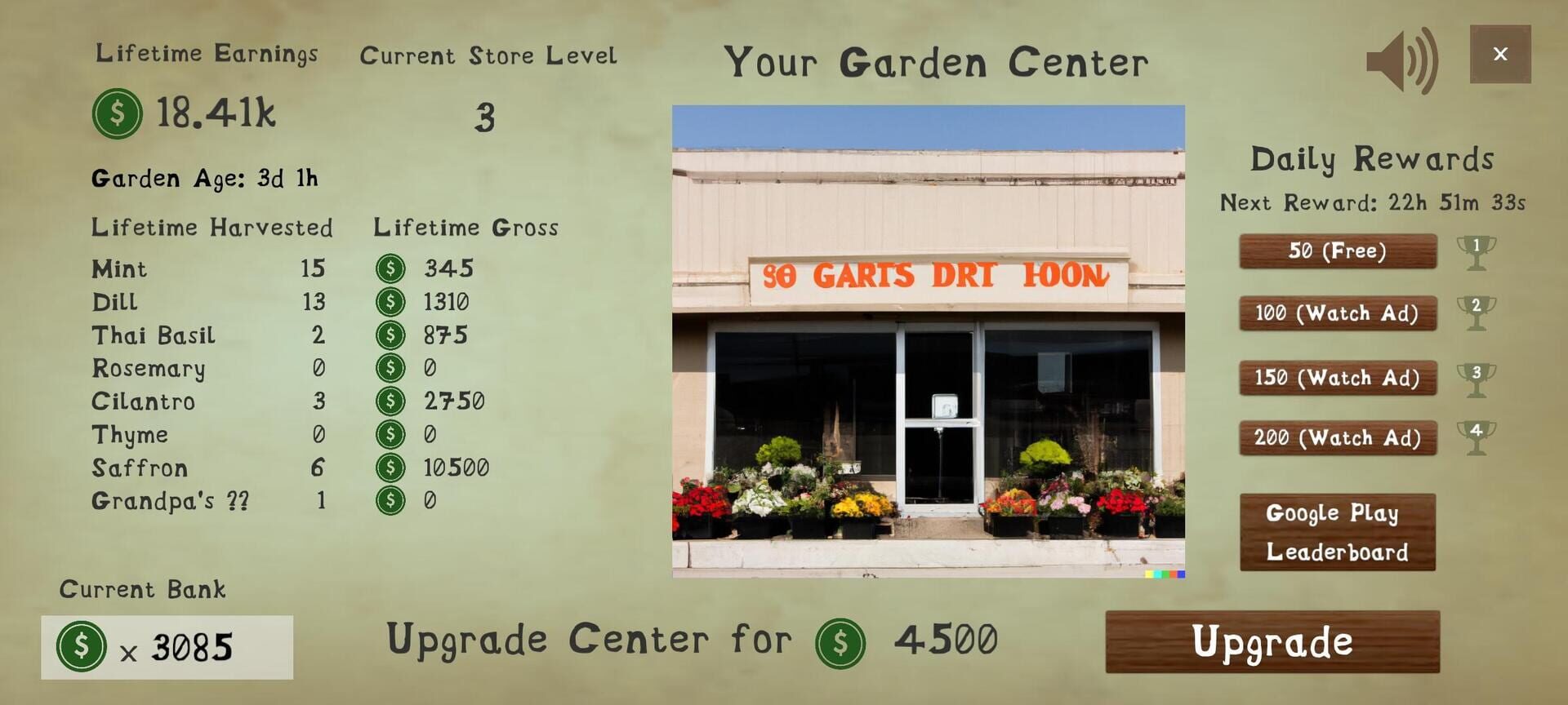 Herb Garden Tycoon - Screenshot