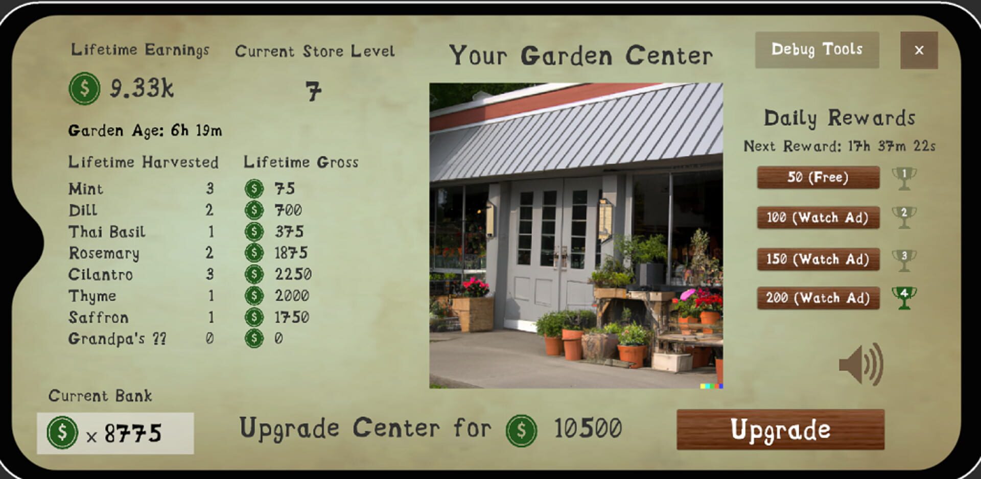 Herb Garden Tycoon - Screenshot