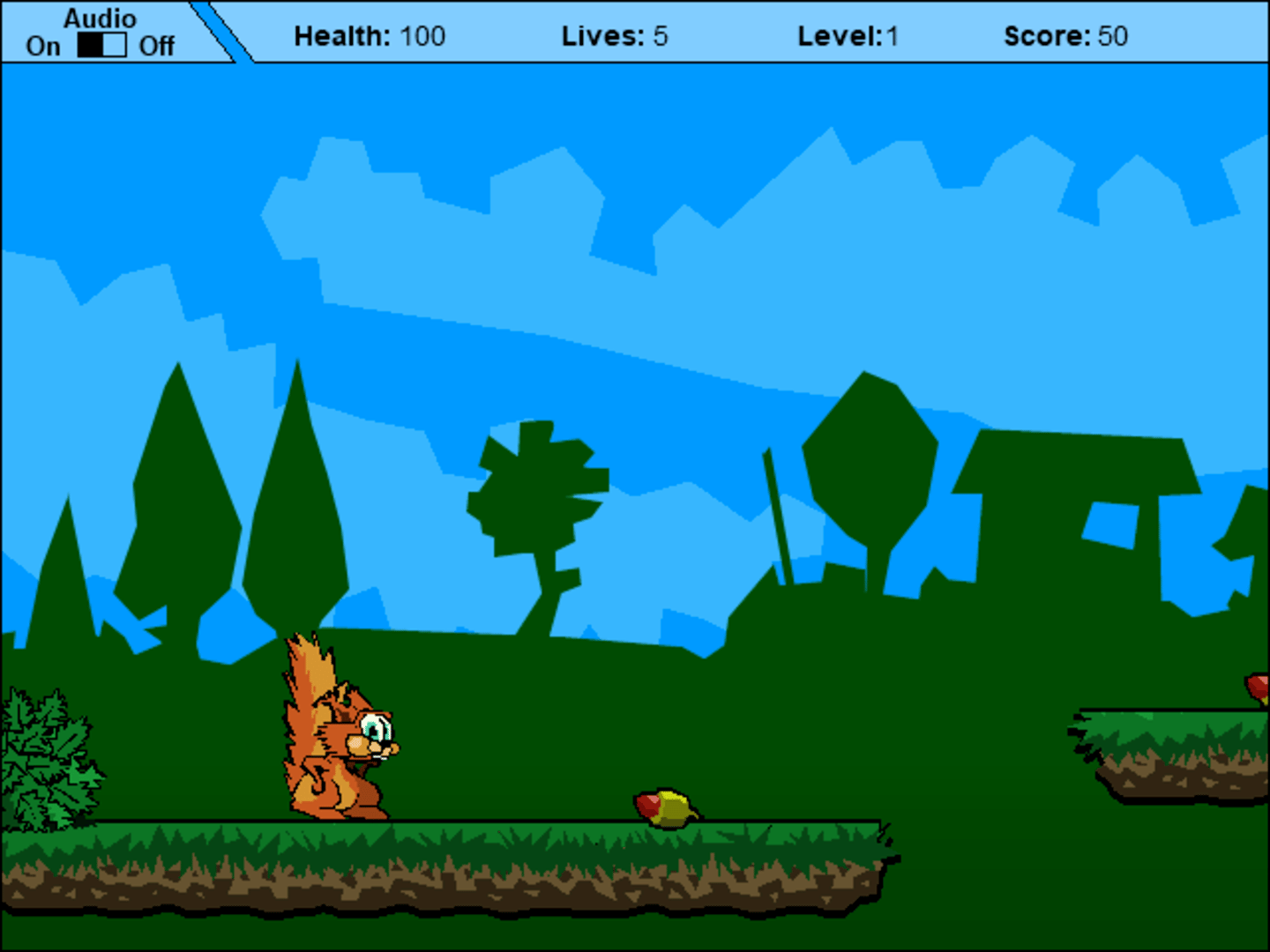 Skid the Scrambling Squirrel screenshot