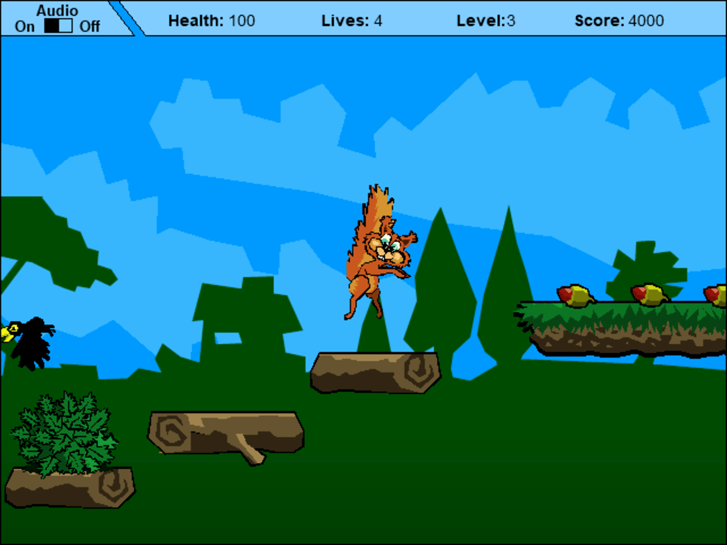 Skid the Scrambling Squirrel screenshot