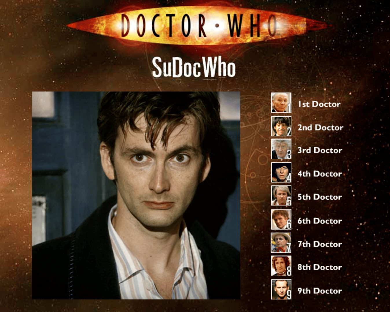 Doctor Who: SuDocWho screenshot