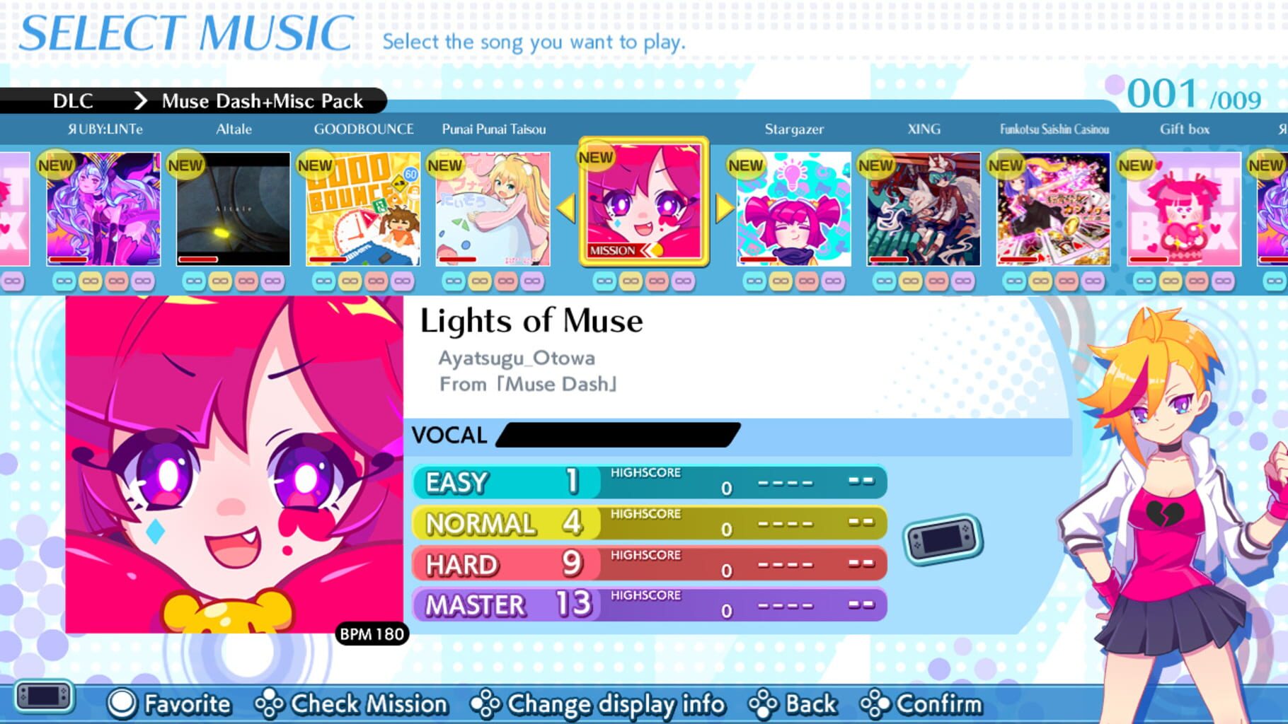 Groove Coaster: Wai Wai Party!!!! - Muse Dash + Misc Pack screenshot