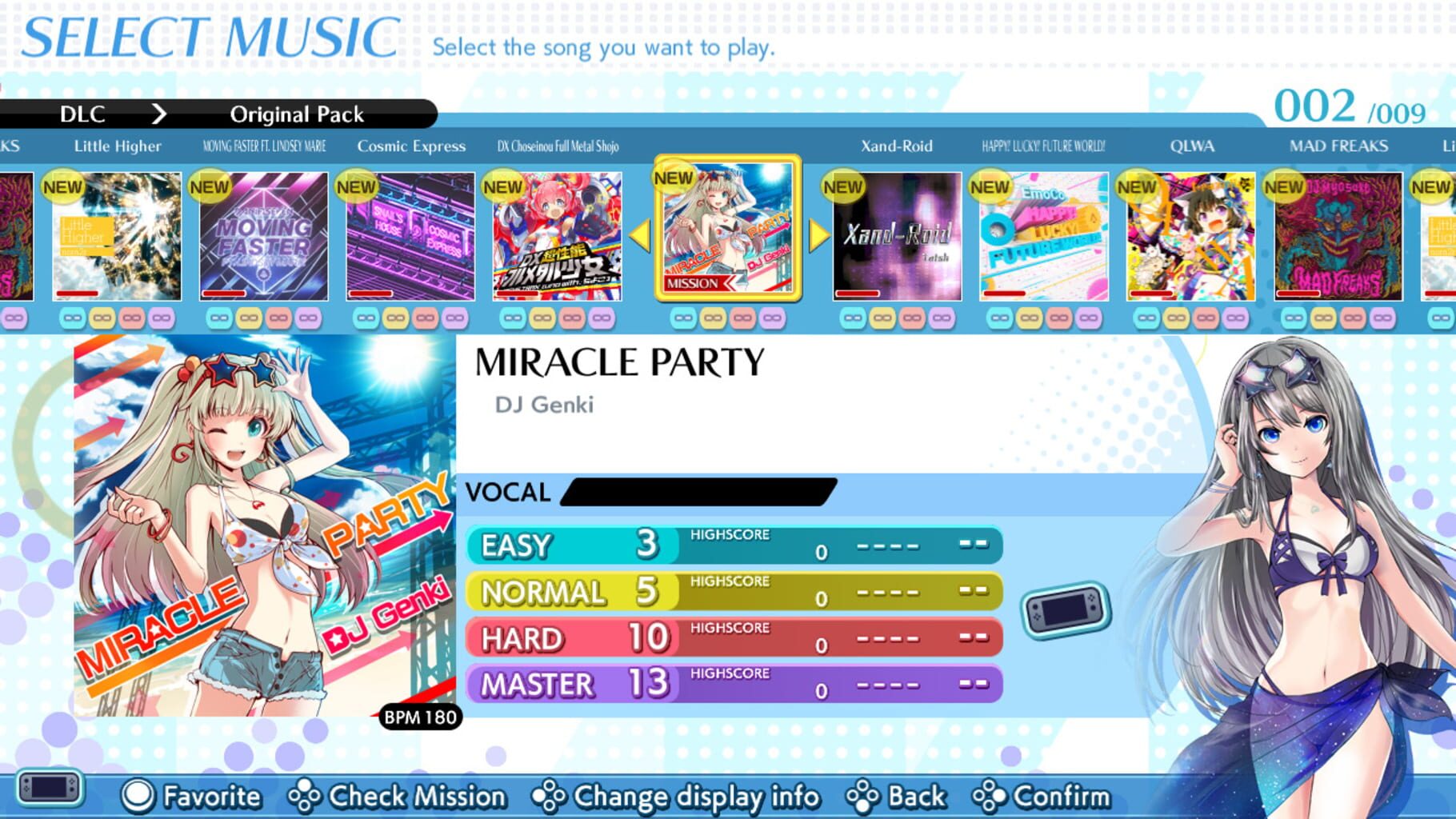 Groove Coaster: Wai Wai Party!!!! - Original Pack screenshot