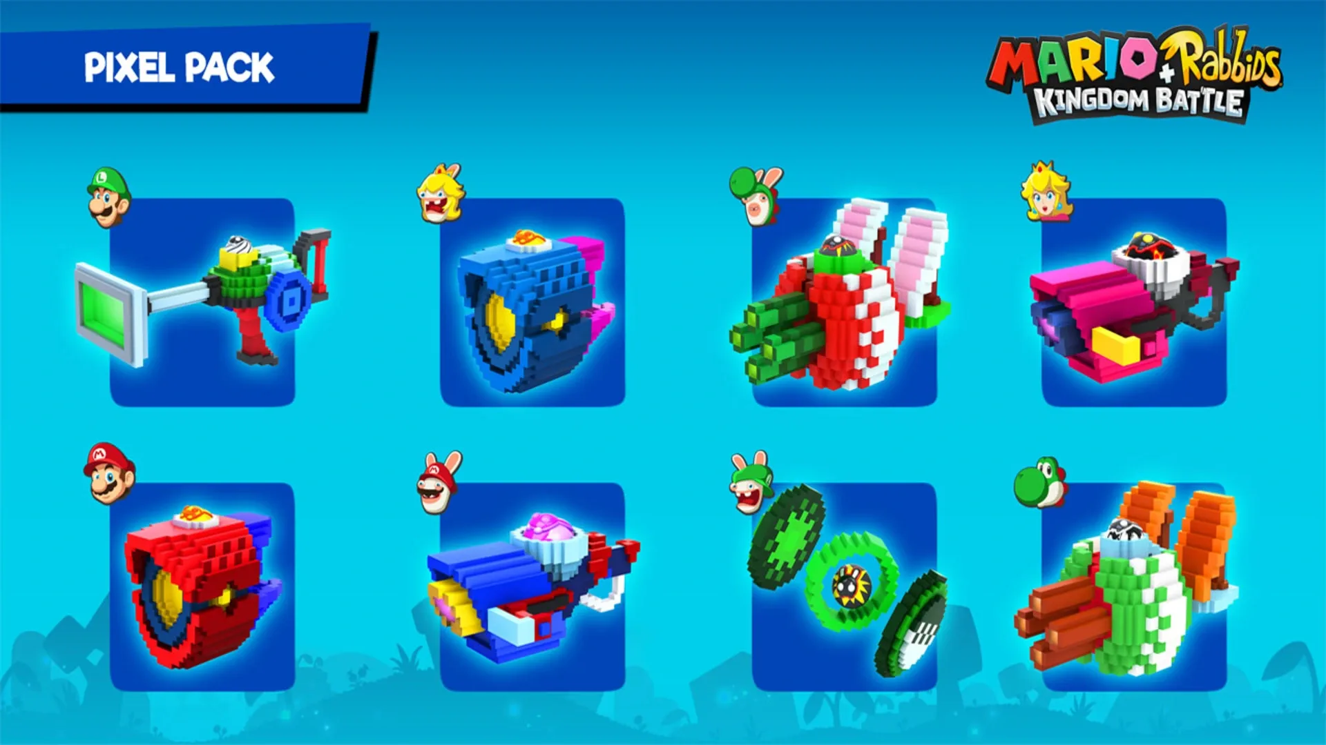 Captura de pantalla - Mario + Rabbids Kingdom Battle: Pixel Pack