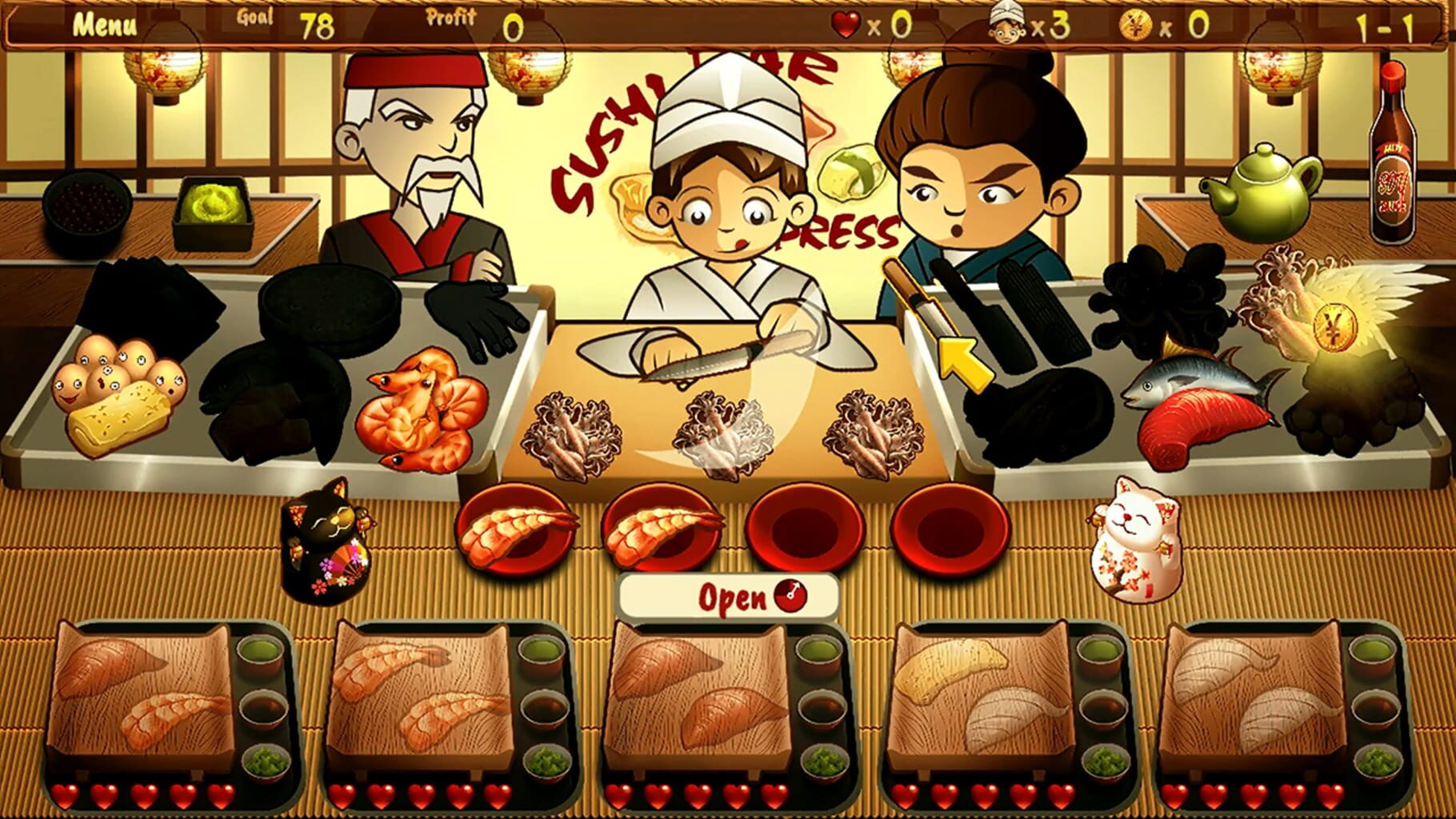 Captura de pantalla - Sushi Bar Express