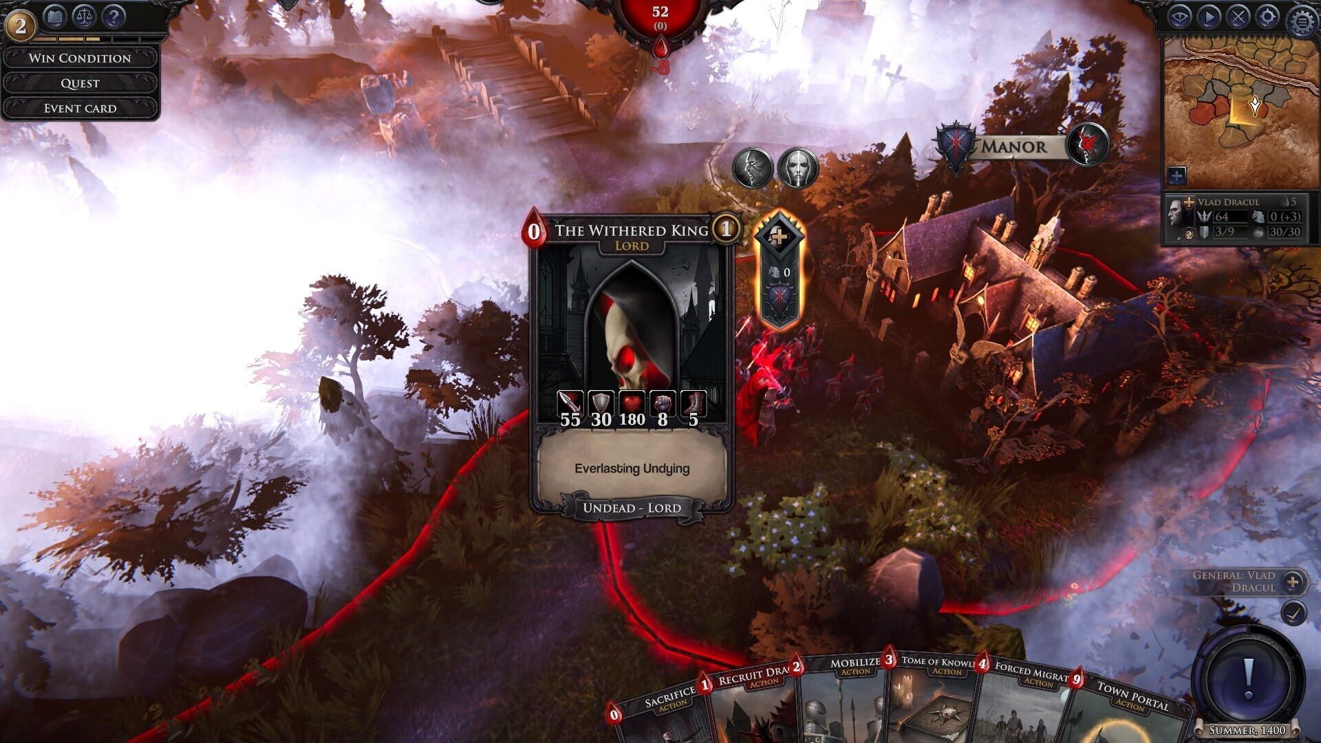 Immortal Realms: Vampire Wars - Fangs and Bones - Screenshot