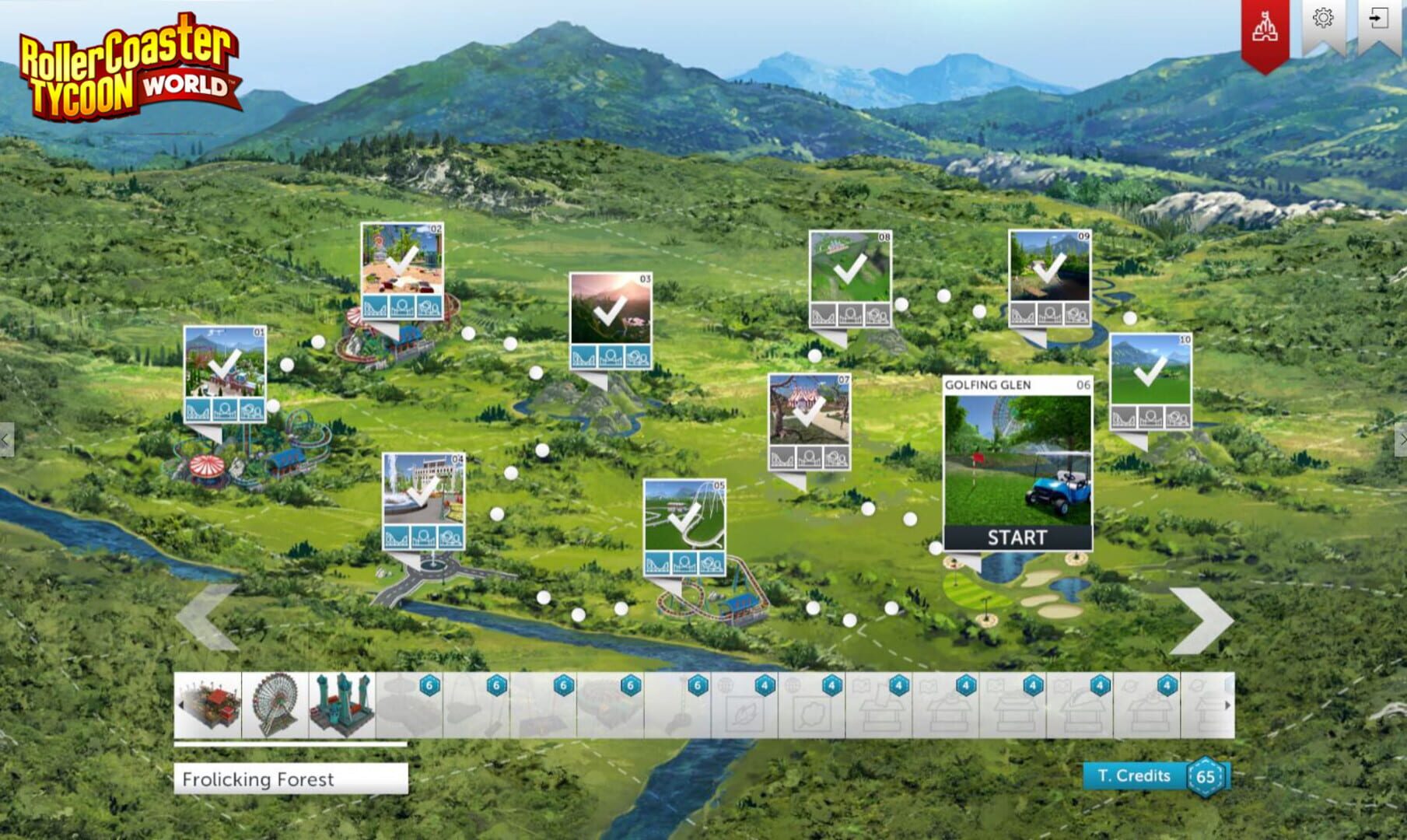 RollerCoaster Tycoon World: Deluxe Edition - Screenshot