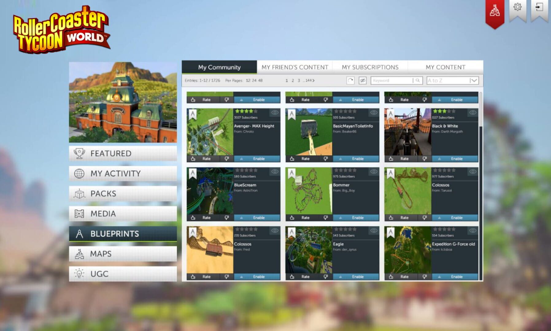 RollerCoaster Tycoon World: Deluxe Edition - Screenshot