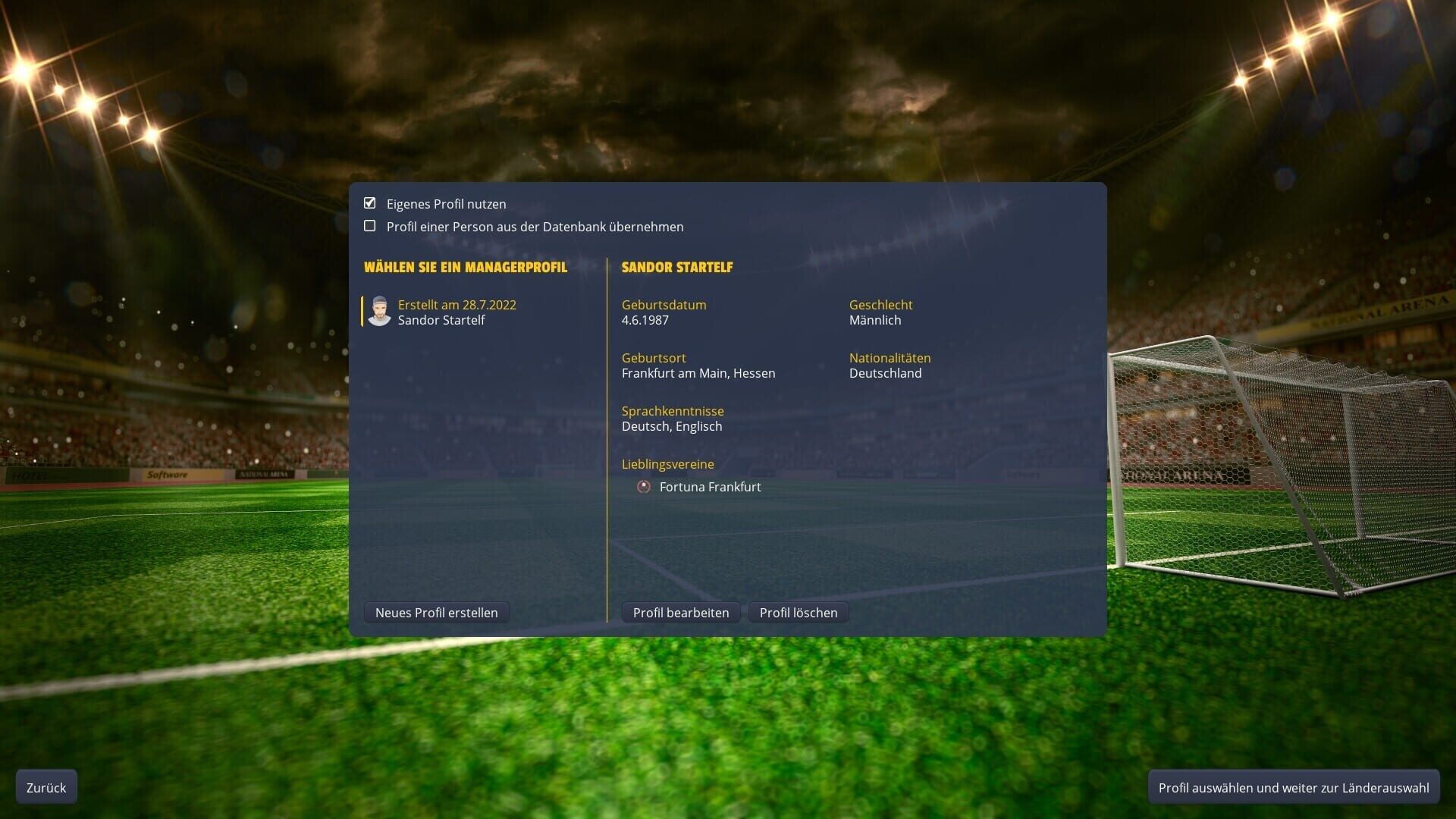 Player's Eleven: A Football Manager Game - Screenshot