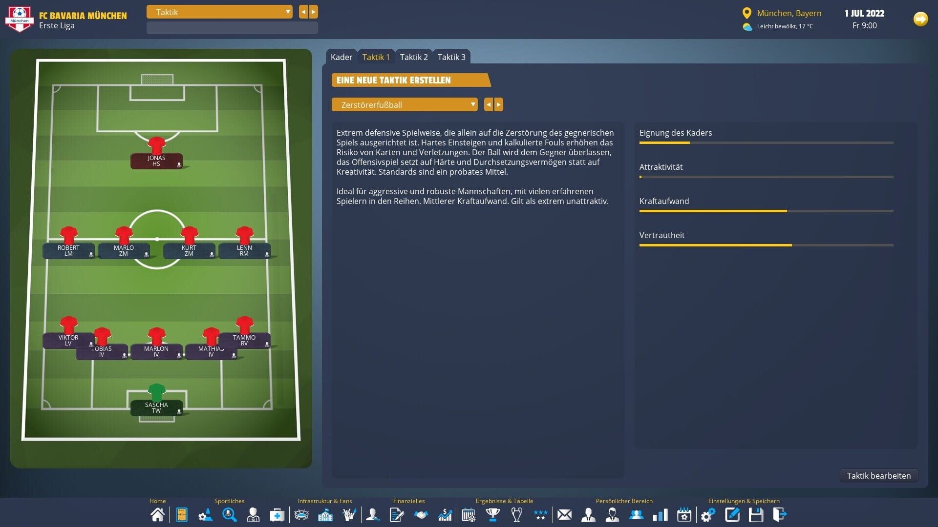 Player's Eleven: A Football Manager Game - Screenshot