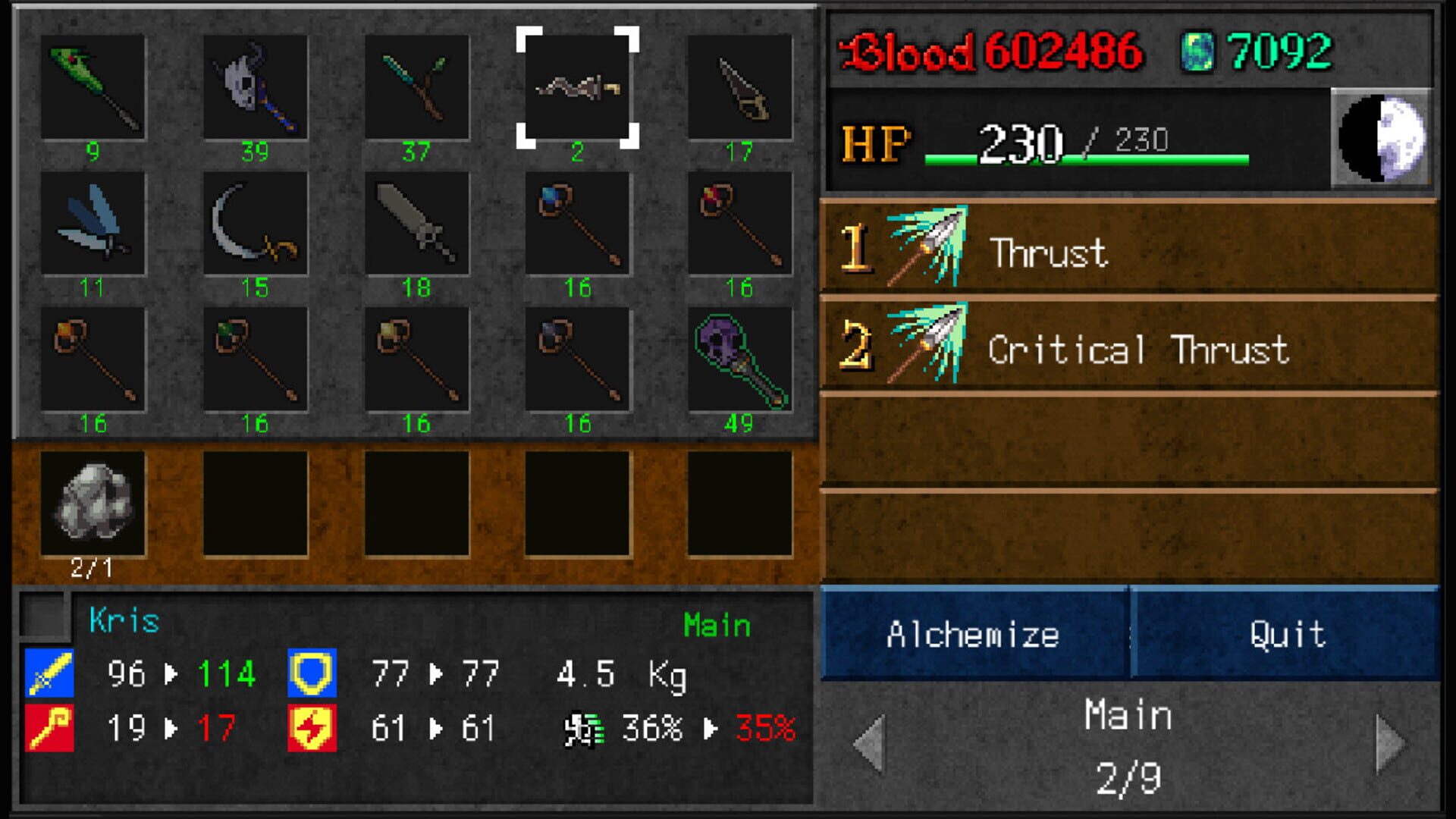 DarkBlood Gaiden - Screenshot