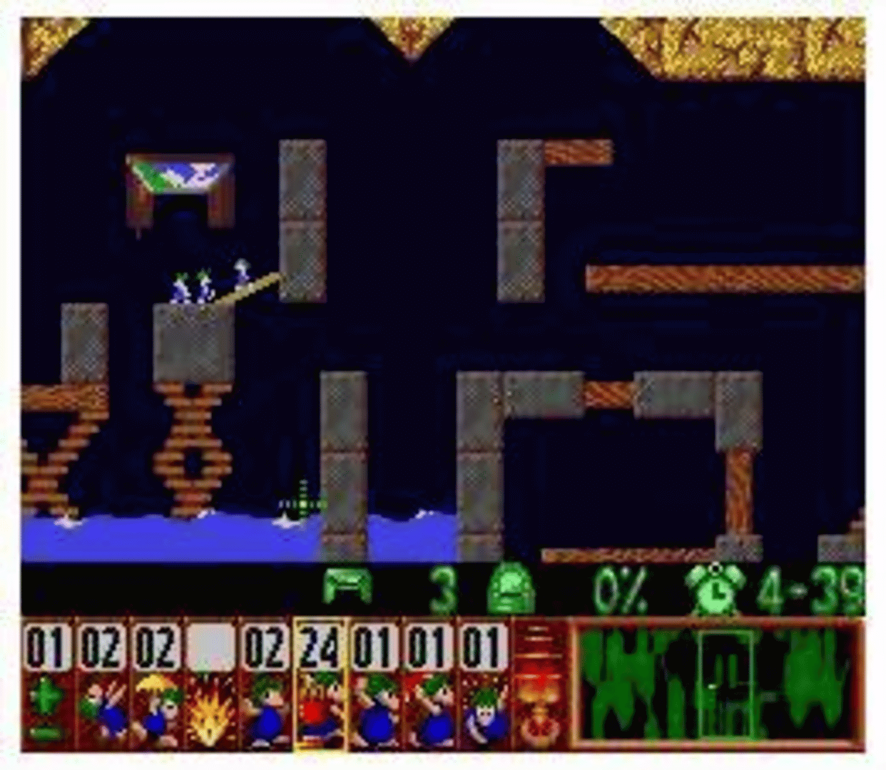 Lemmings screenshot