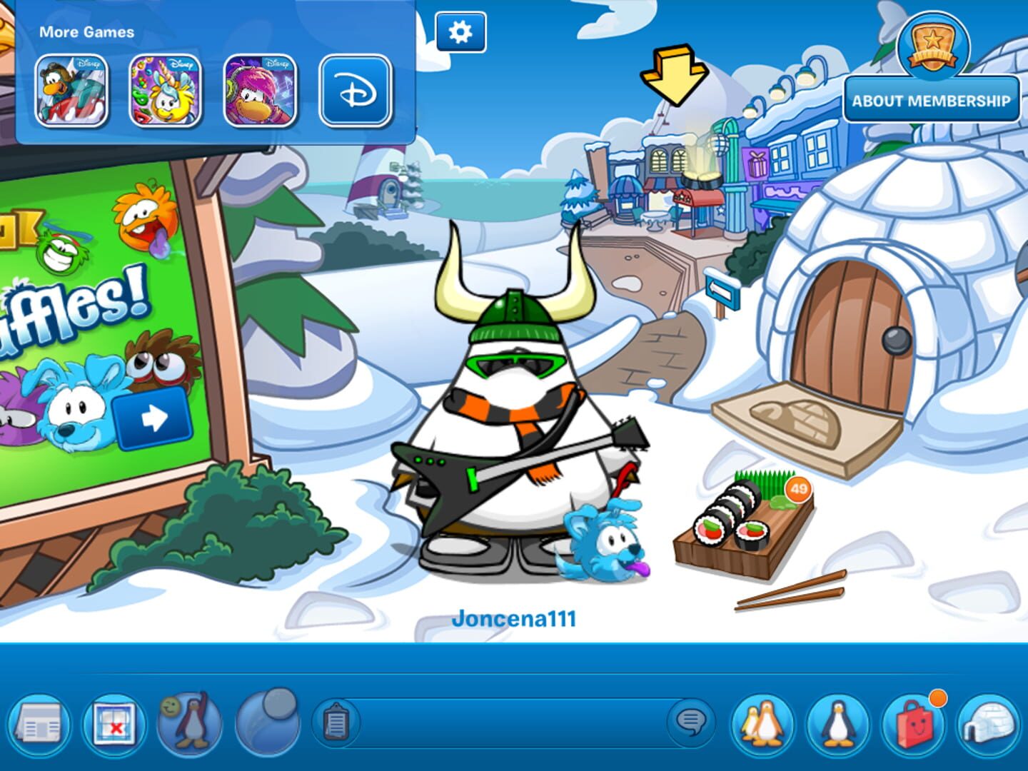 Captura de pantalla - Club Penguin