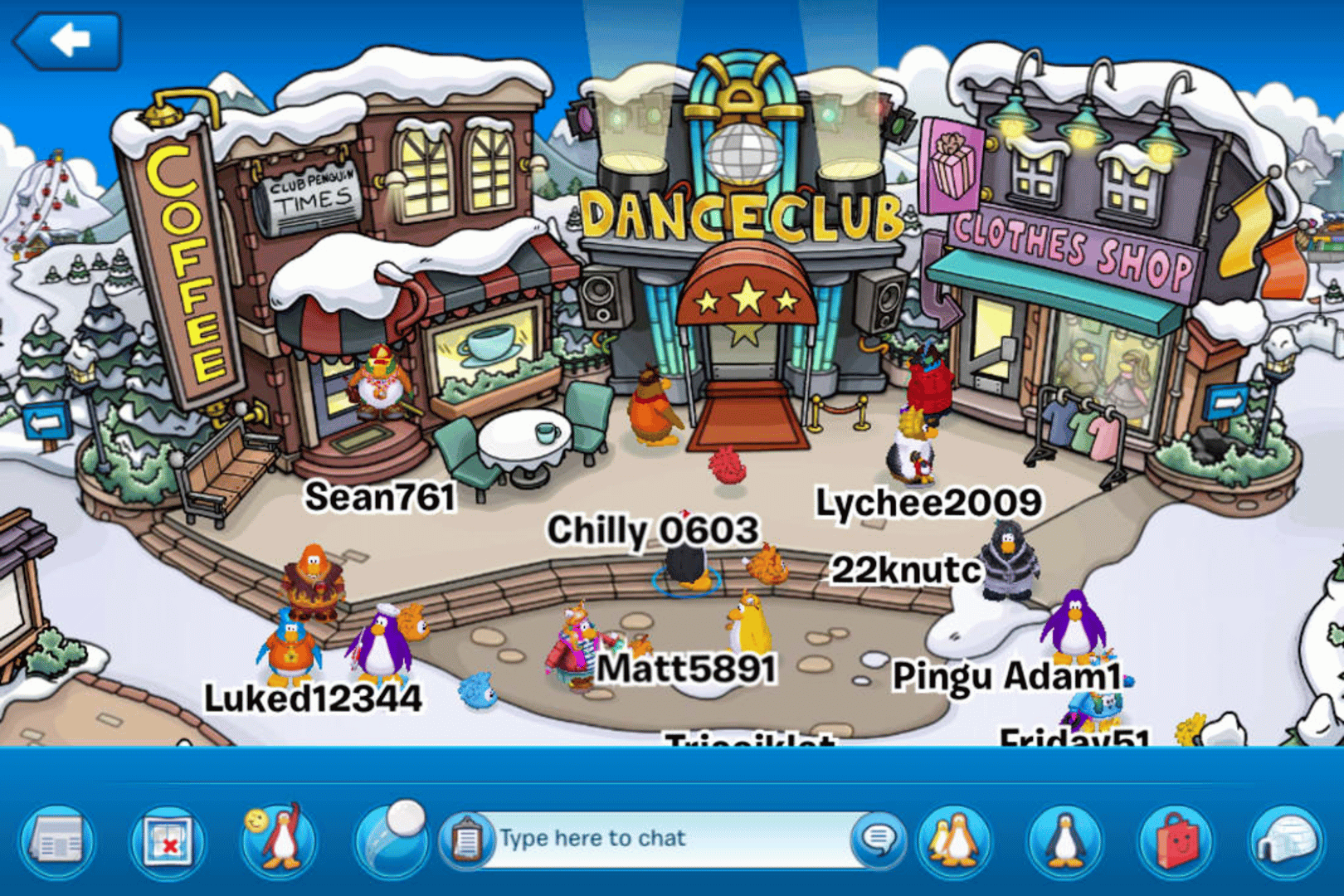 Club Penguin screenshot