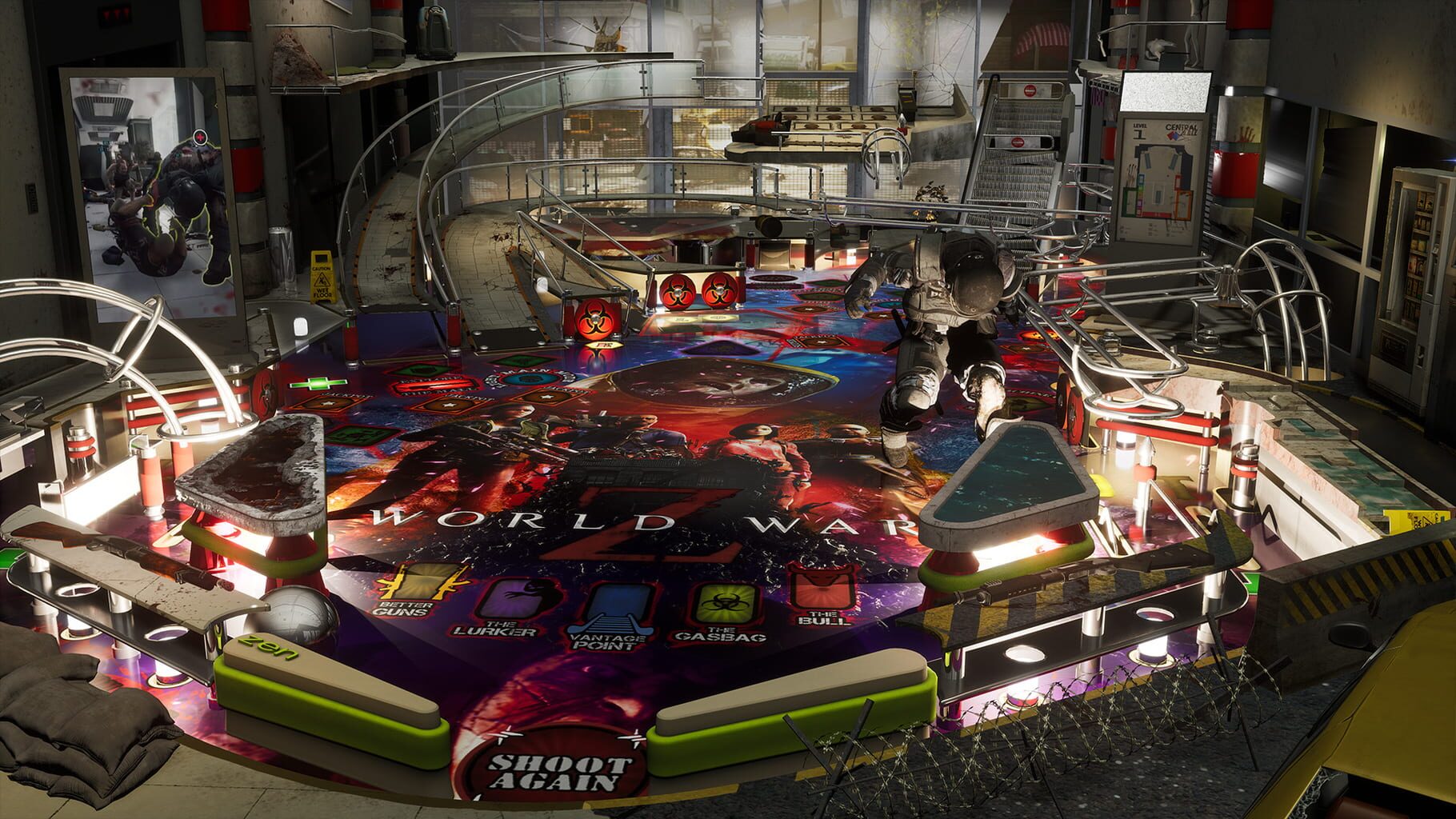 Captura de pantalla - Pinball FX: World War Z Pinball