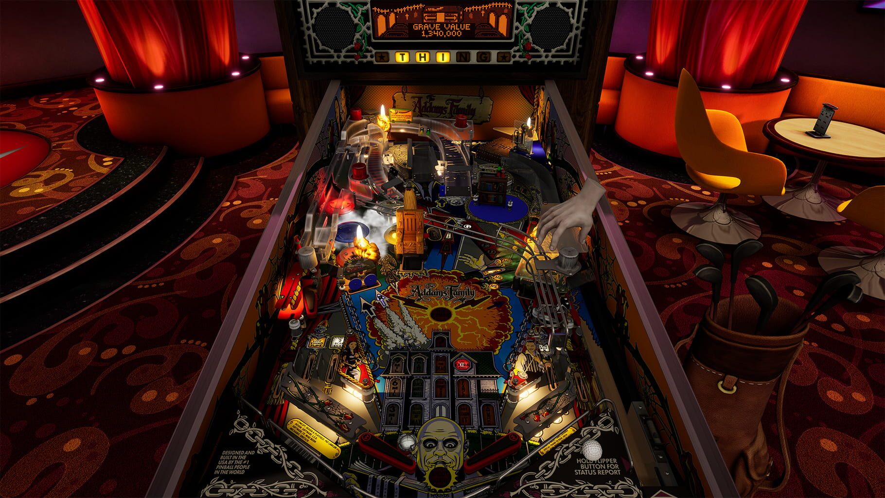 Captura de pantalla - Pinball FX: Williams Pinball - The Addams Family