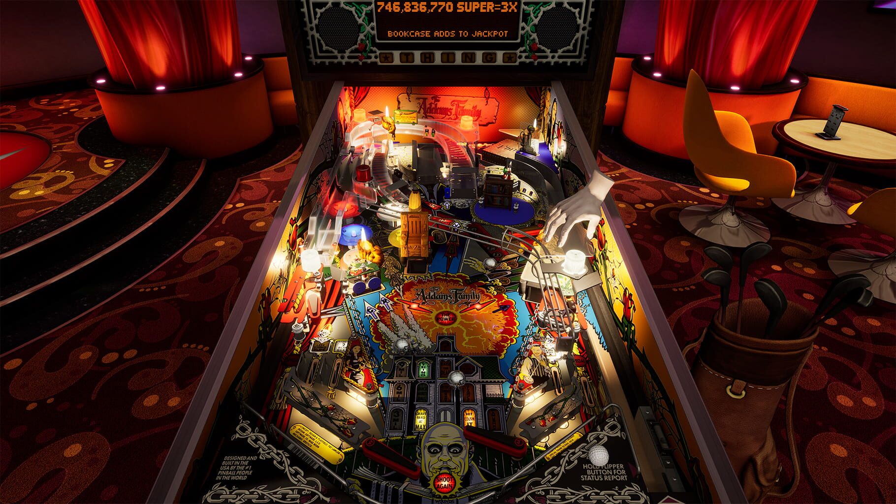 Captura de pantalla - Pinball FX: Williams Pinball - The Addams Family