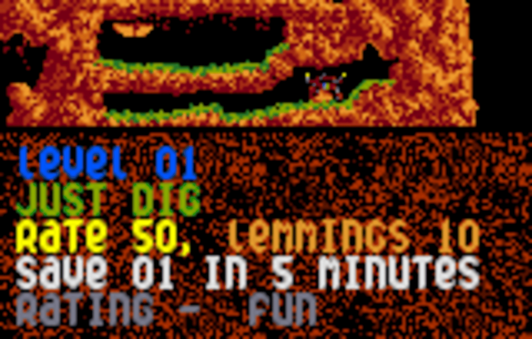 Lemmings screenshot