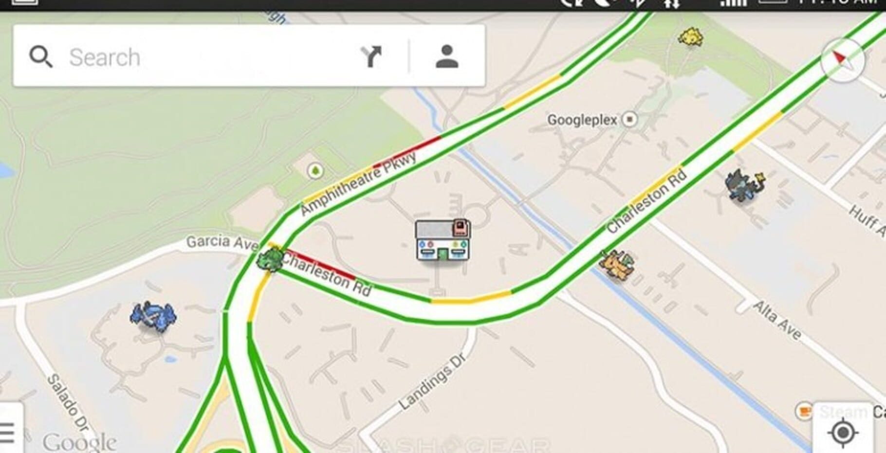 Captura de pantalla - Google Maps: Pokémon Challenge